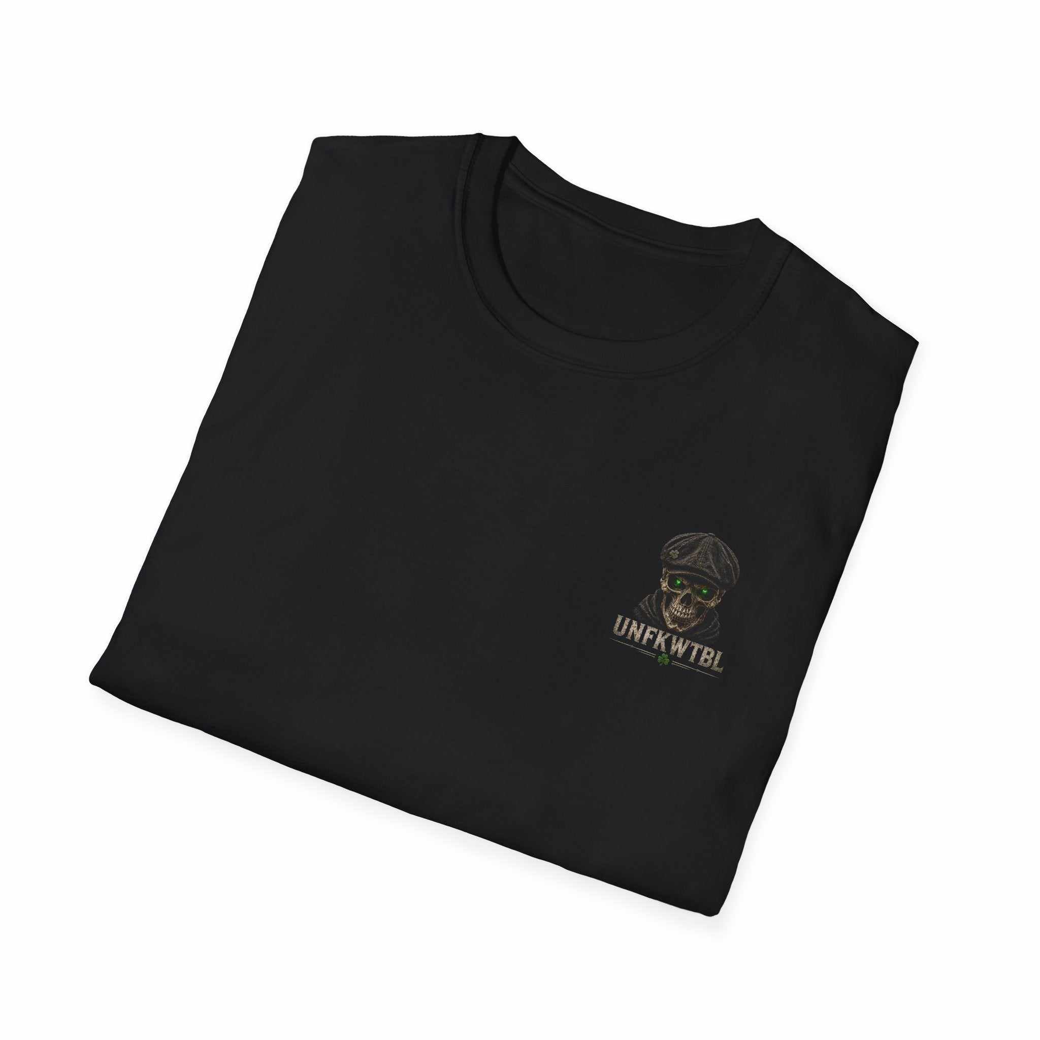 UNFKWTBL military tactical graphic tee featuring night-vision soldier design on durable cotton blend shirt