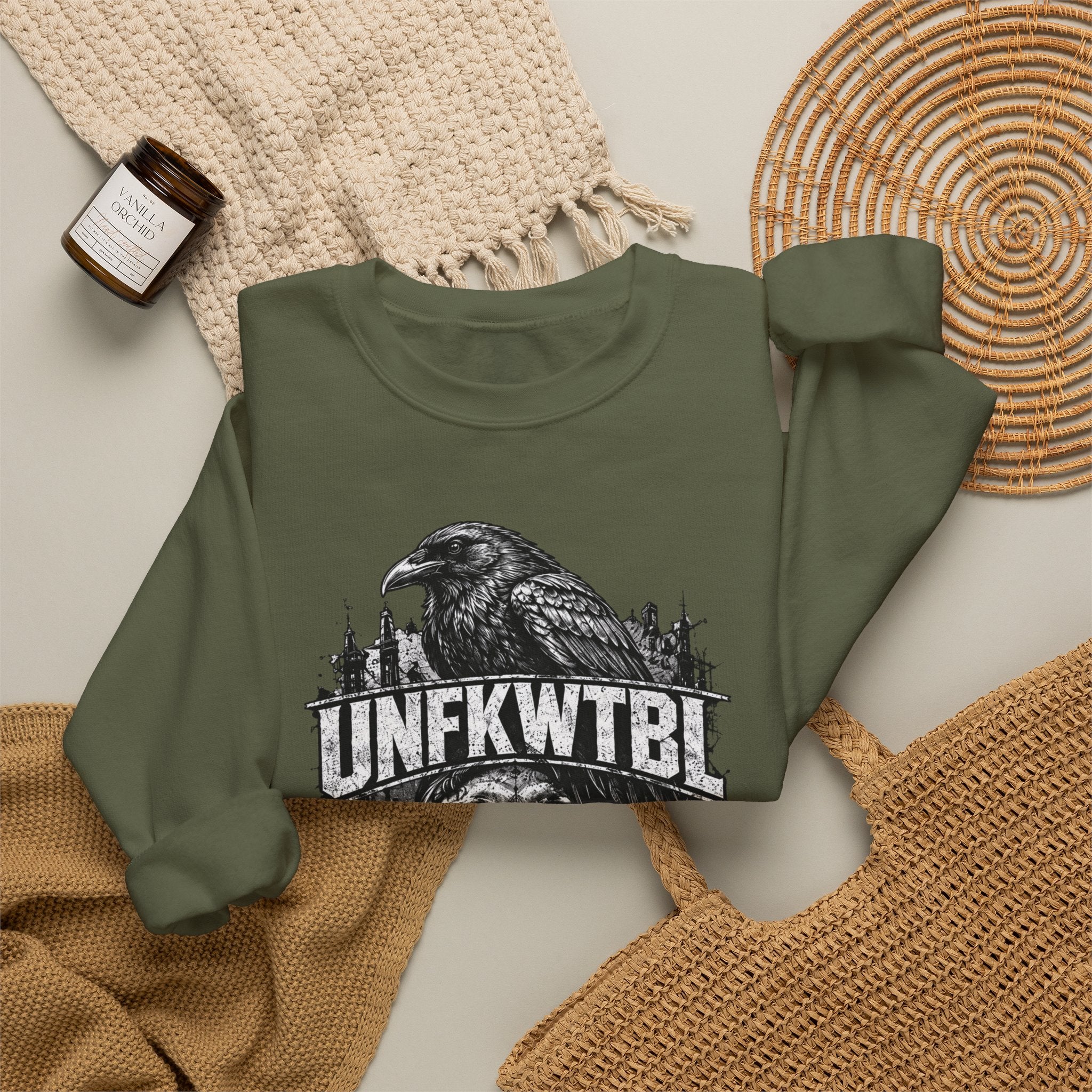 The Dirty Hands Raven Crewneck Sweatshirt