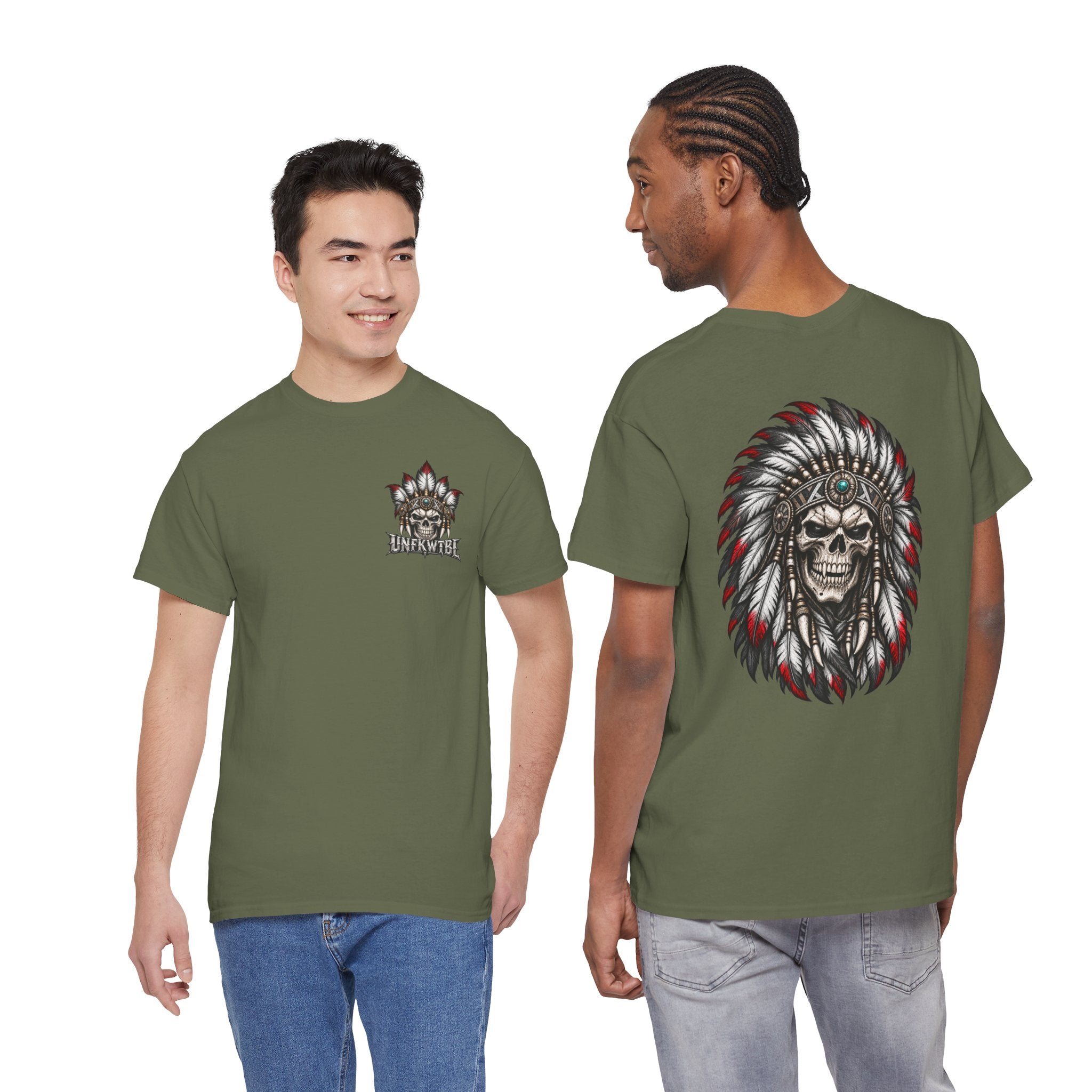 Feathered Skull Graphic Tee