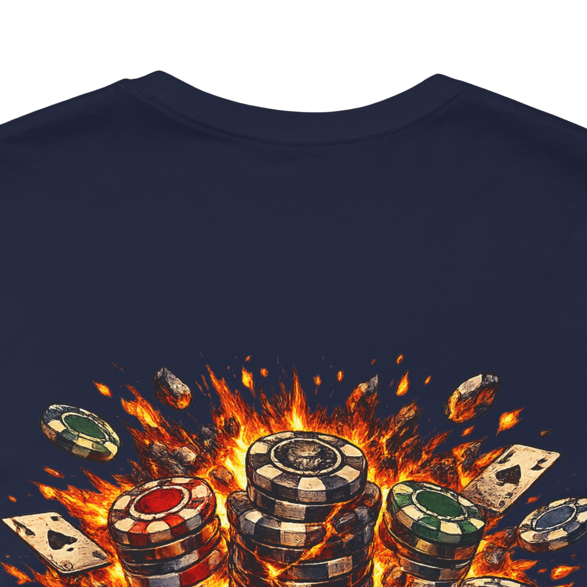Stack the Odds Poker T-Shirt — Casino Chips & Cards Graphic Tee