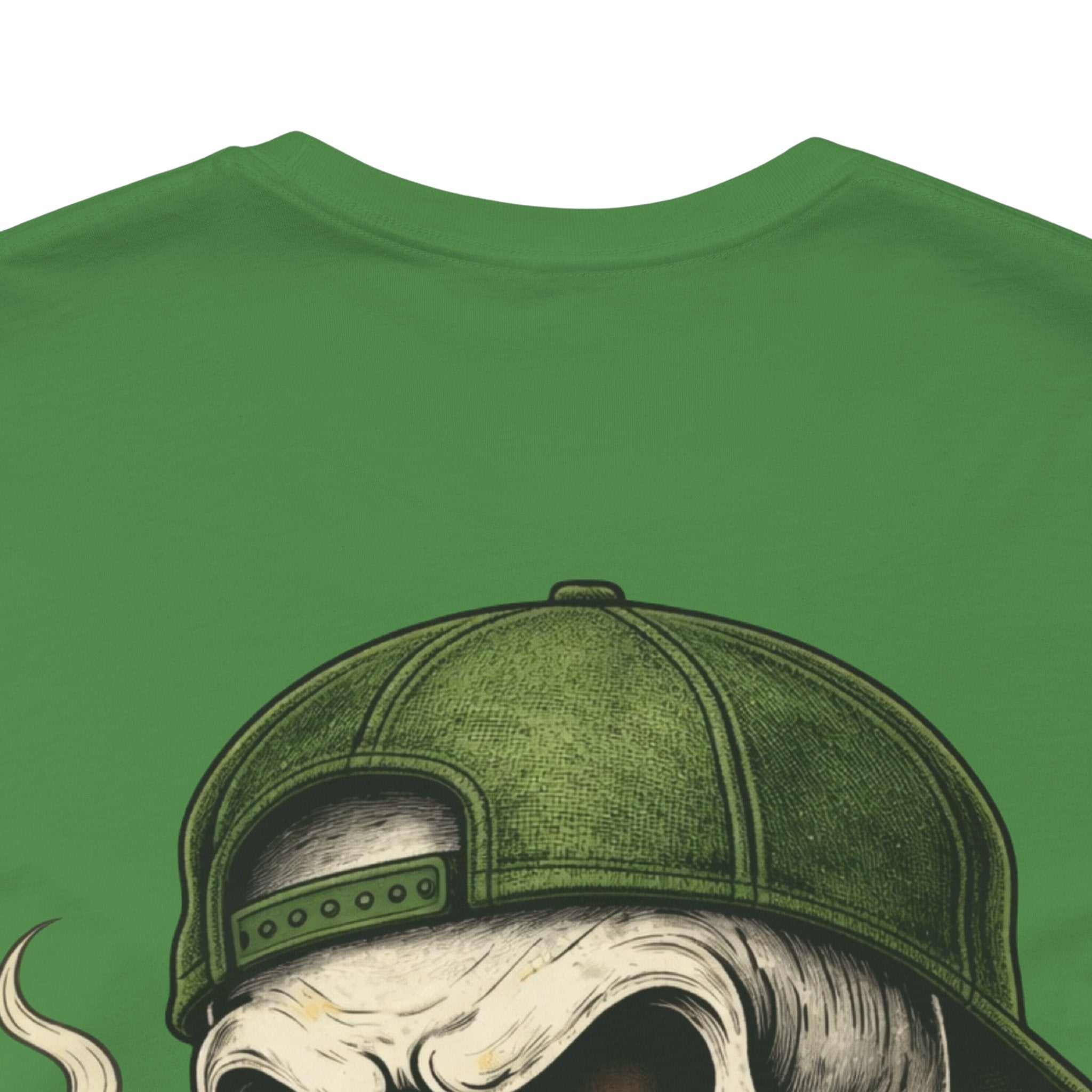 Still Standing Skull Tee — Vintage Military Skull Smoking Cigar T-Shirt
