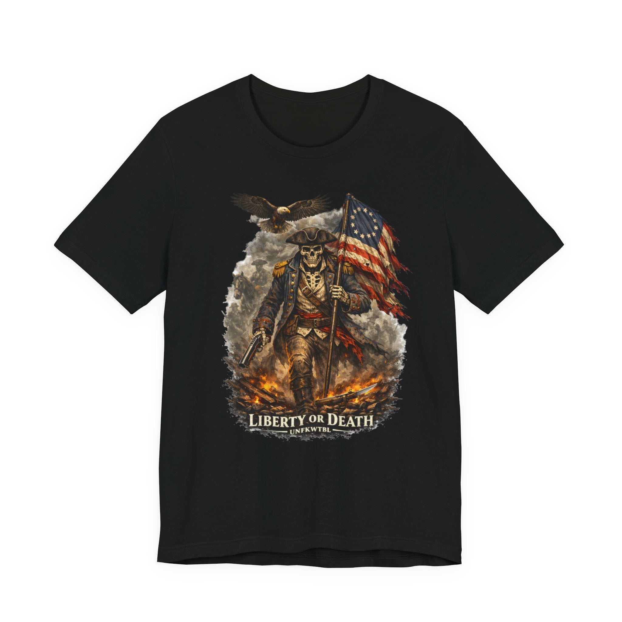 Liberty or Death Skull Flag T-Shirt
