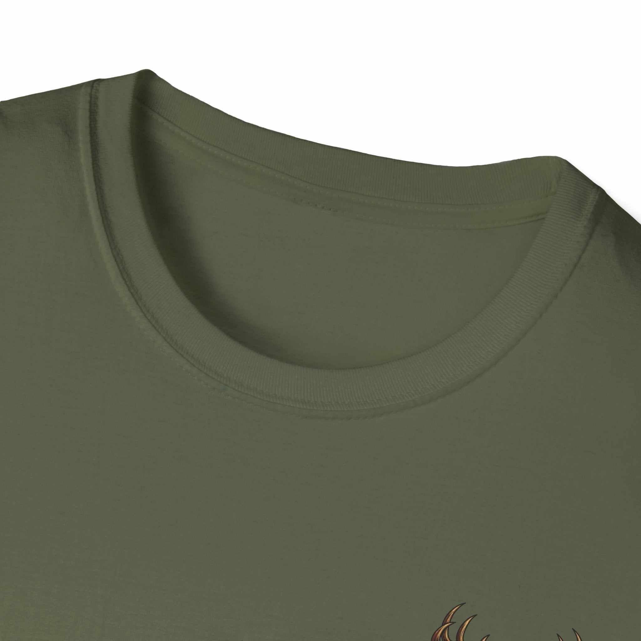Zero Flocks Given bear graphic t-shirt with wilderness slogan and nature illustration