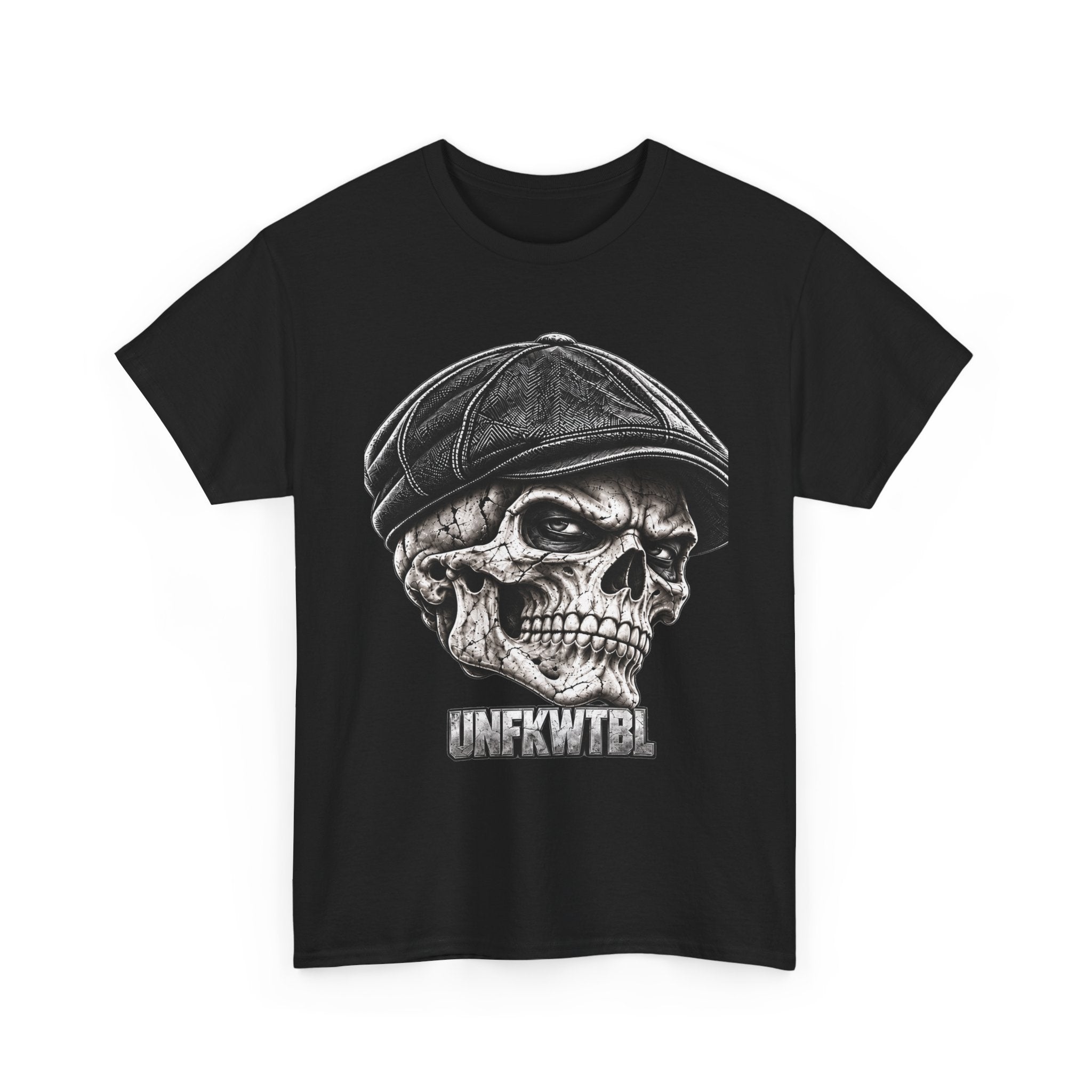 Skull Cap 'UNFKWTBL' Graphic Tee — Edgy Gothic Streetwear T-Shirt