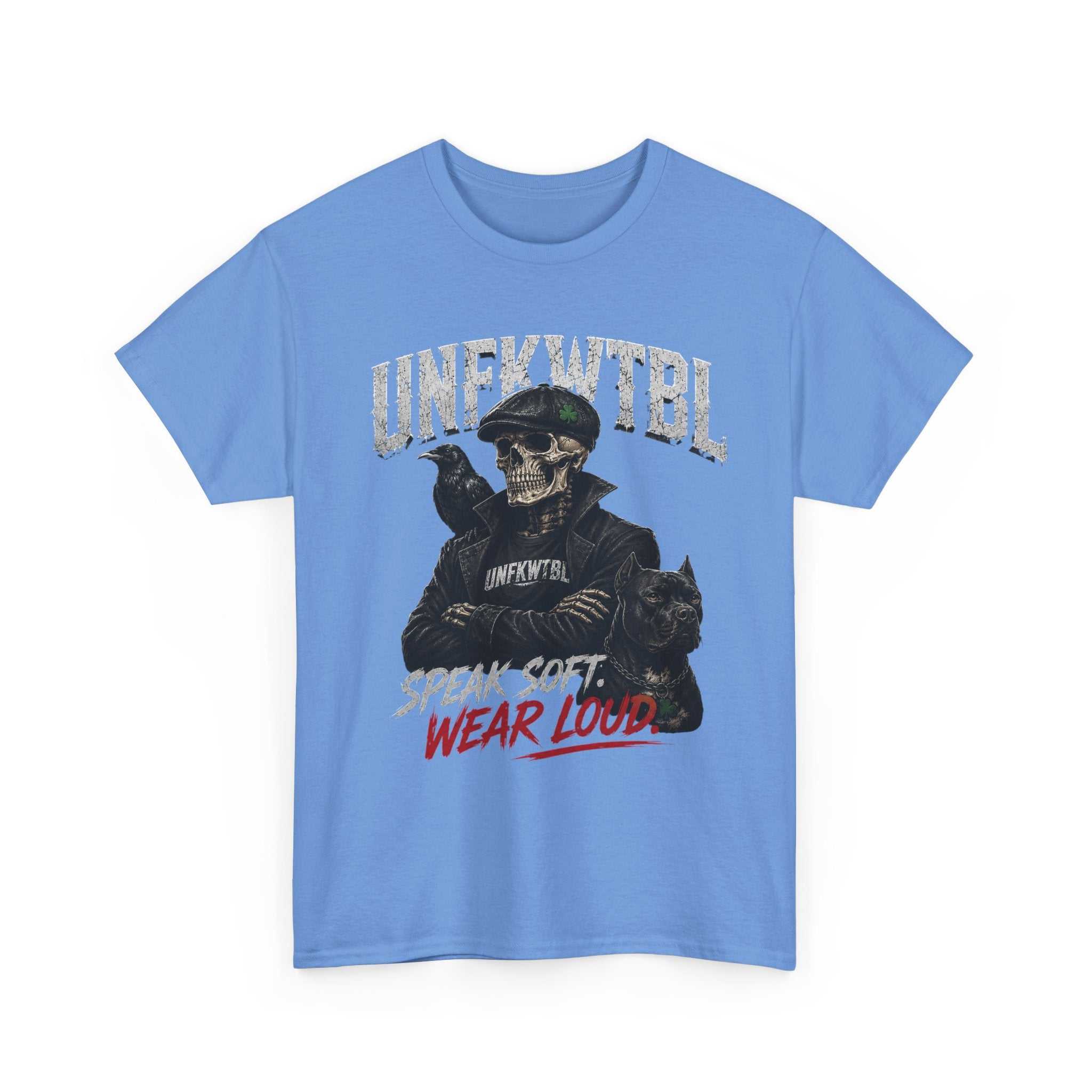 Skull Ranger Tee — “Speak Soft, Wear Loud” Graphic T‑Shirt
