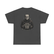 Tee with Jason Police Mugshot Design