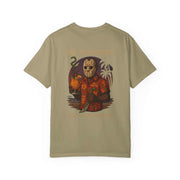 Mai Tai Massacre Jason Voorhees Graphic Tee, Vintage Summer T-shirt, Unisex Beach Shirt, Retro Campfire Apparel, Fun Gift for Outdoor Lovers