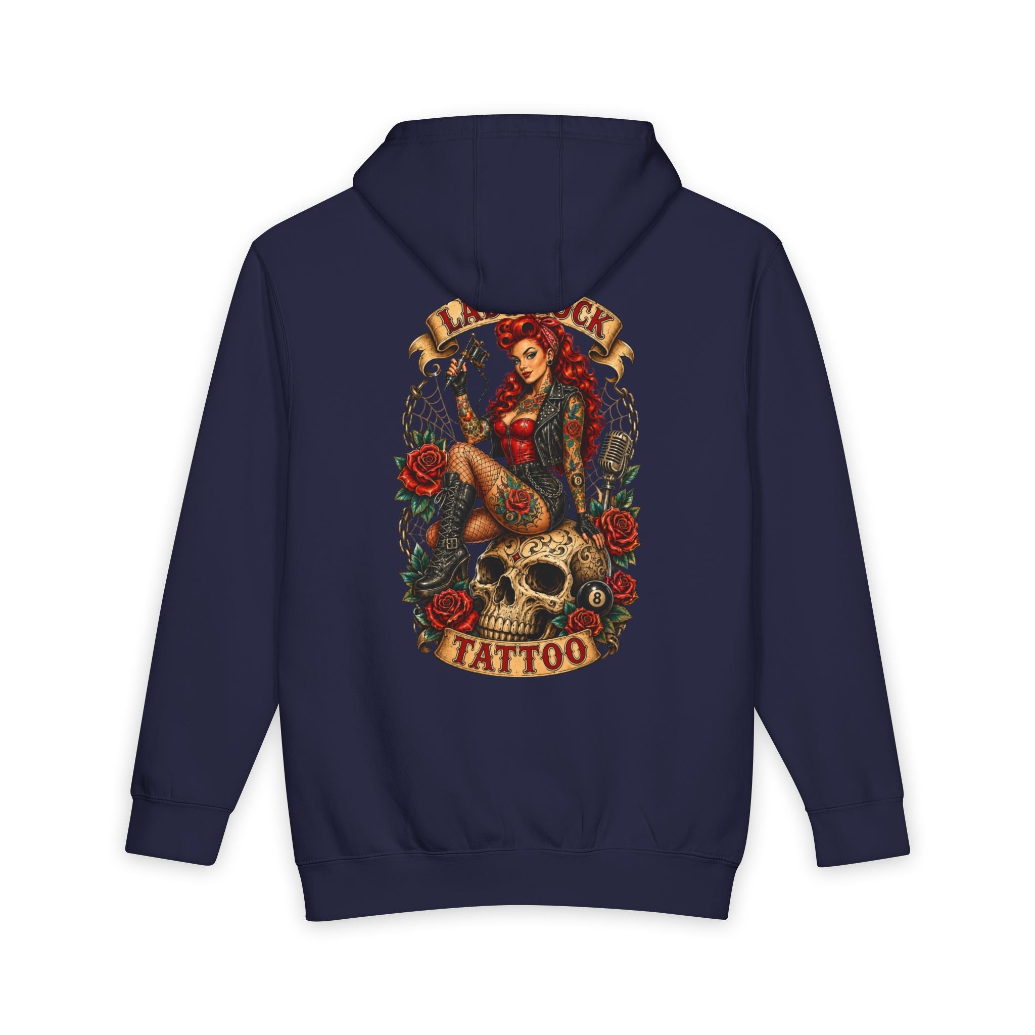 Lady Luck Tattoo Skull Queen Hoodie