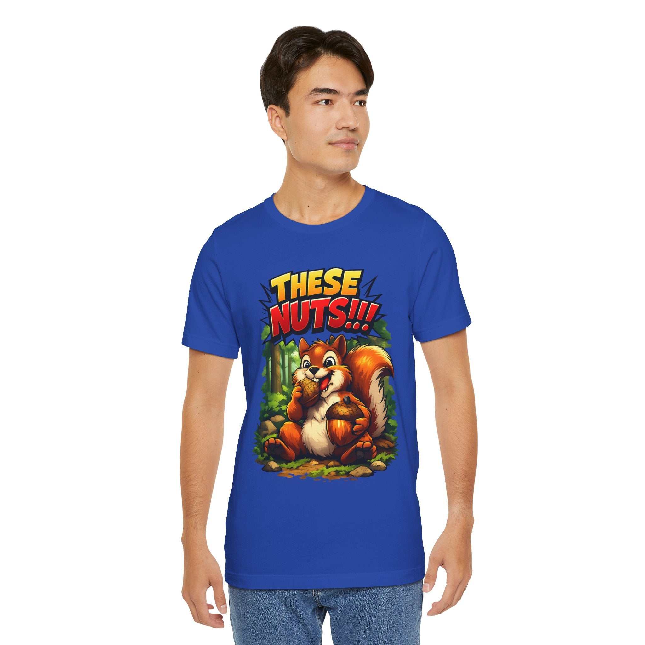 Graphic T-Shirt - Playful Squirrel Woodland Design for Casual Wear
