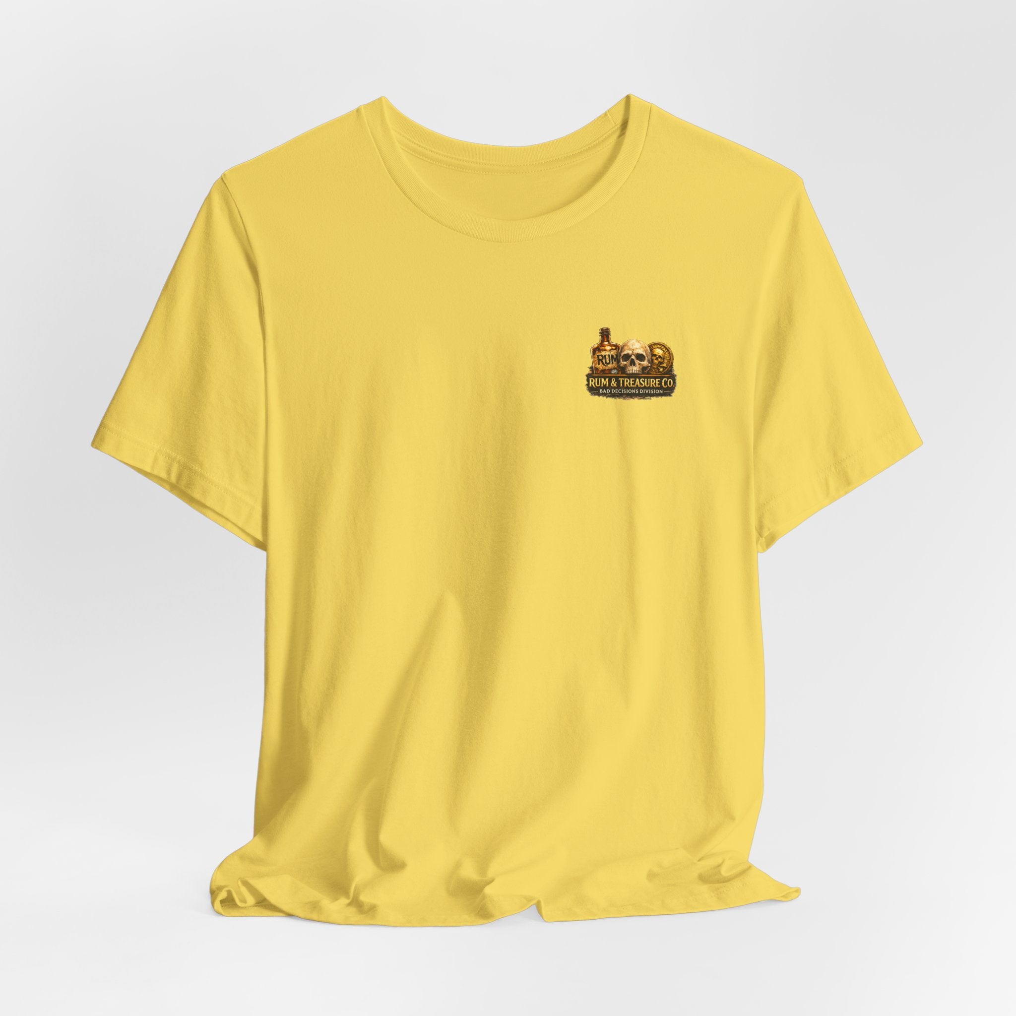 Treasure Hunter T-Shirt — "Professional Bad Decision Maker" Pirate Skull Tee