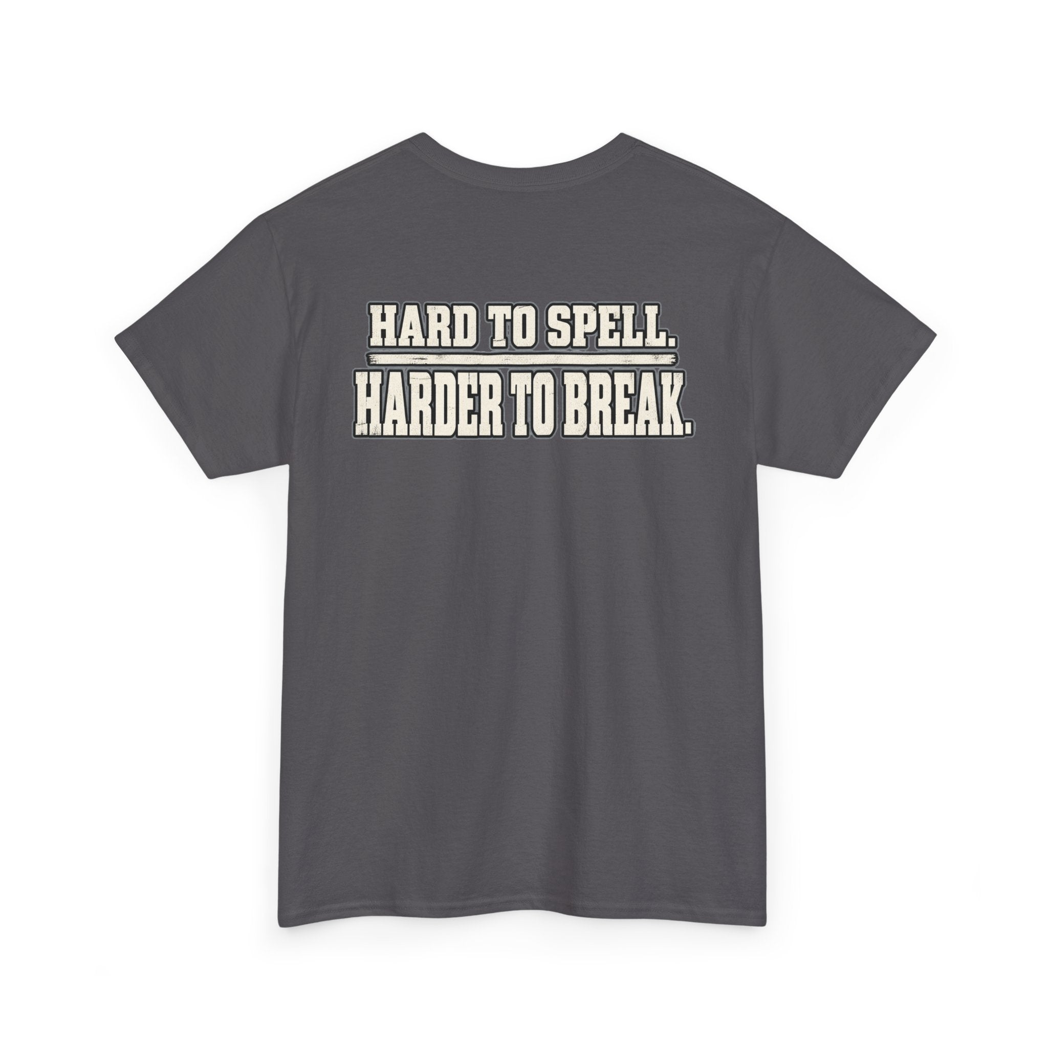 UNFKWTBL Harder to Break Back-Print Tee.