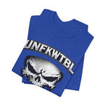 Skull Graphic T-Shirt - UNFKWTBL Gothic Drip Logo Tee