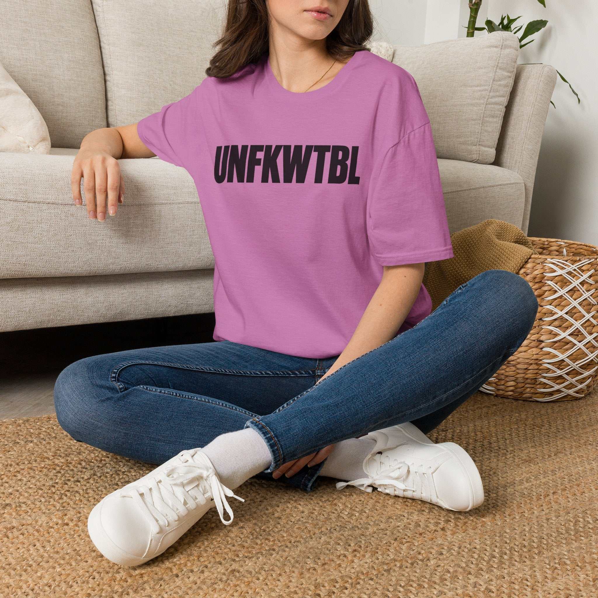 T‑Shirt — UNFKWTBL Bold Graphic Tee (Aesthetic, Minimalist Statement Shirt)