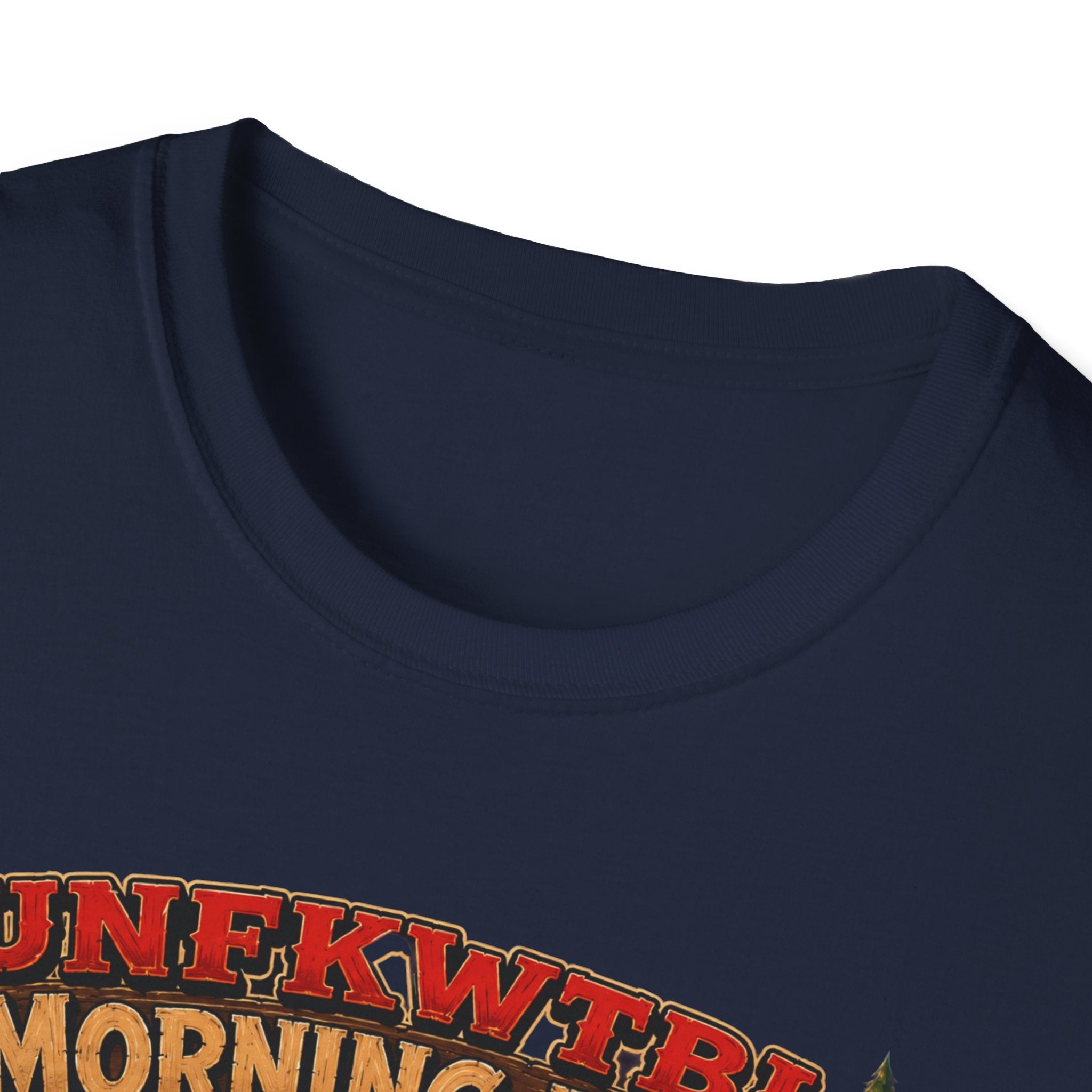 Morning Wood Crew T-Shirt — Funny Lumberjack Graphic Tee