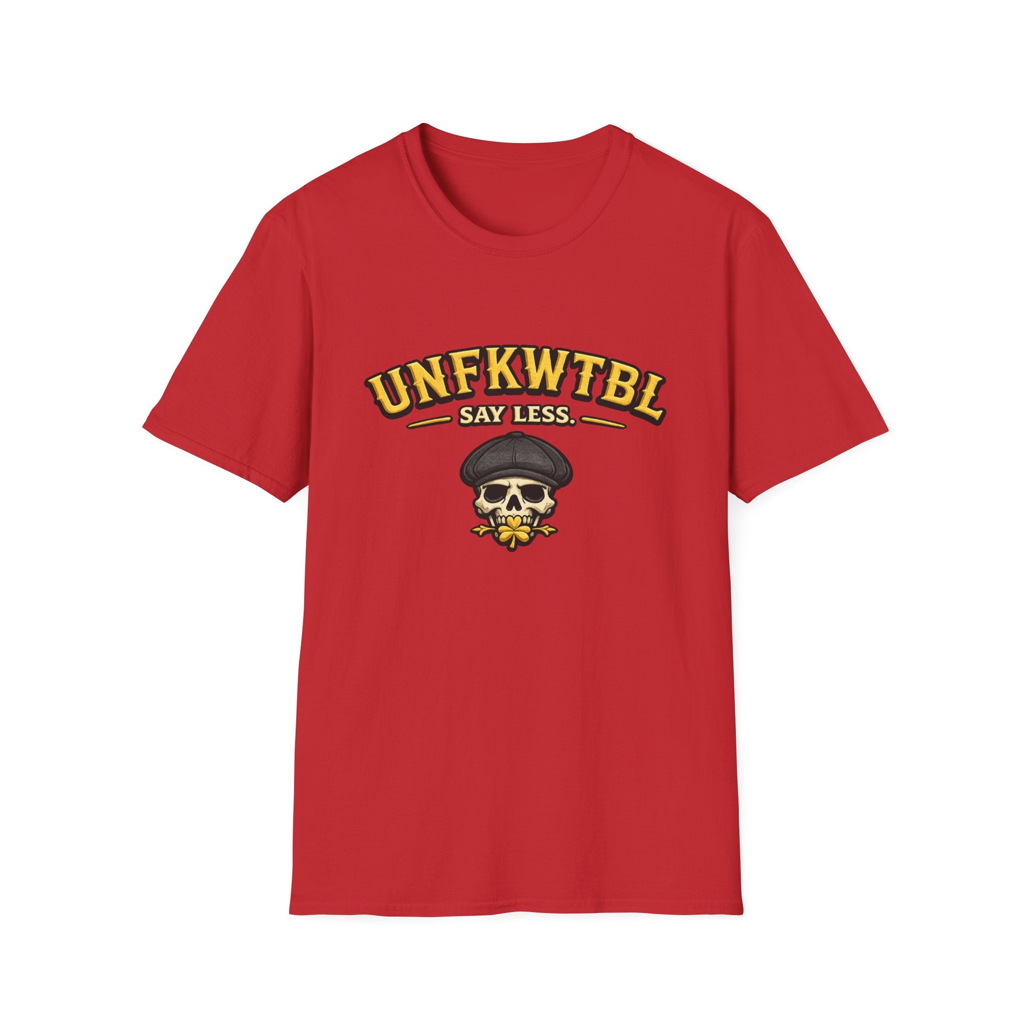 Skull 'UNFKWTBL Say Less' Graphic T-Shirt