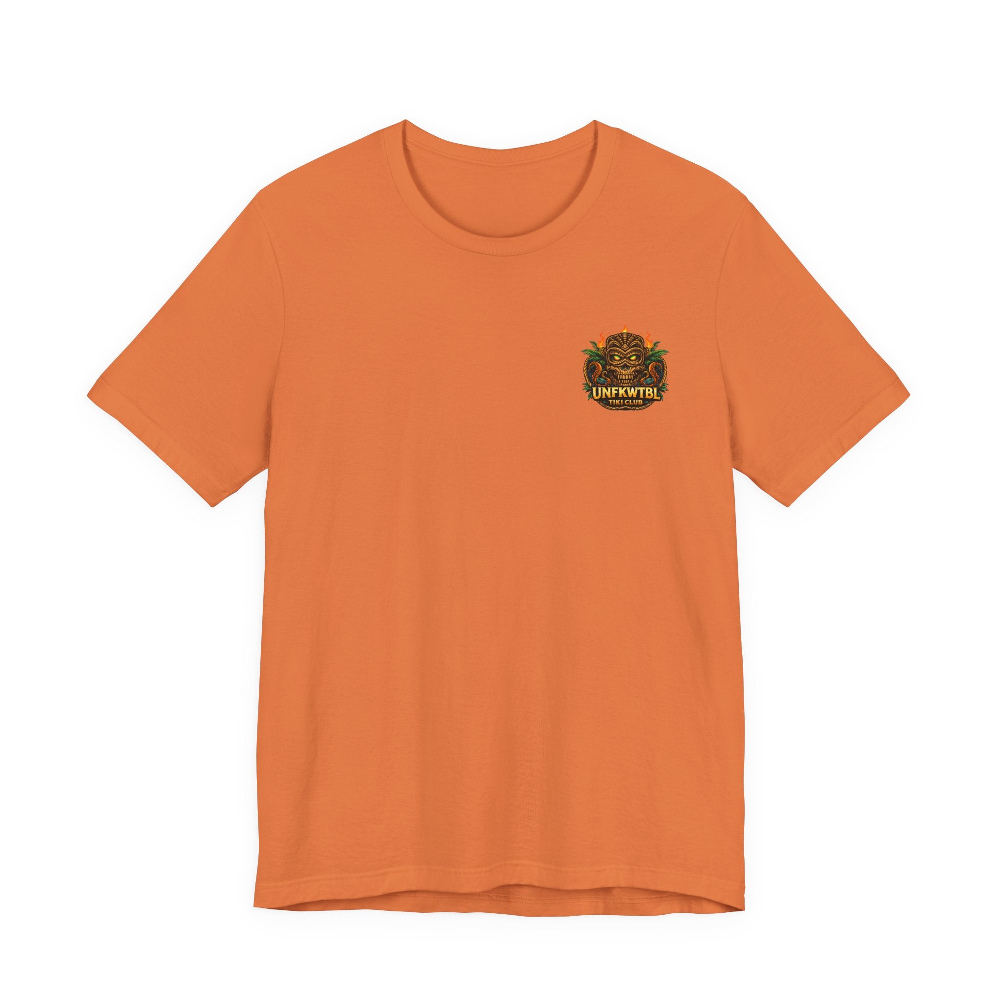 Tiki Mermaid T‑Shirt — Fiery Ocean Tattoo Style Graphic Tee