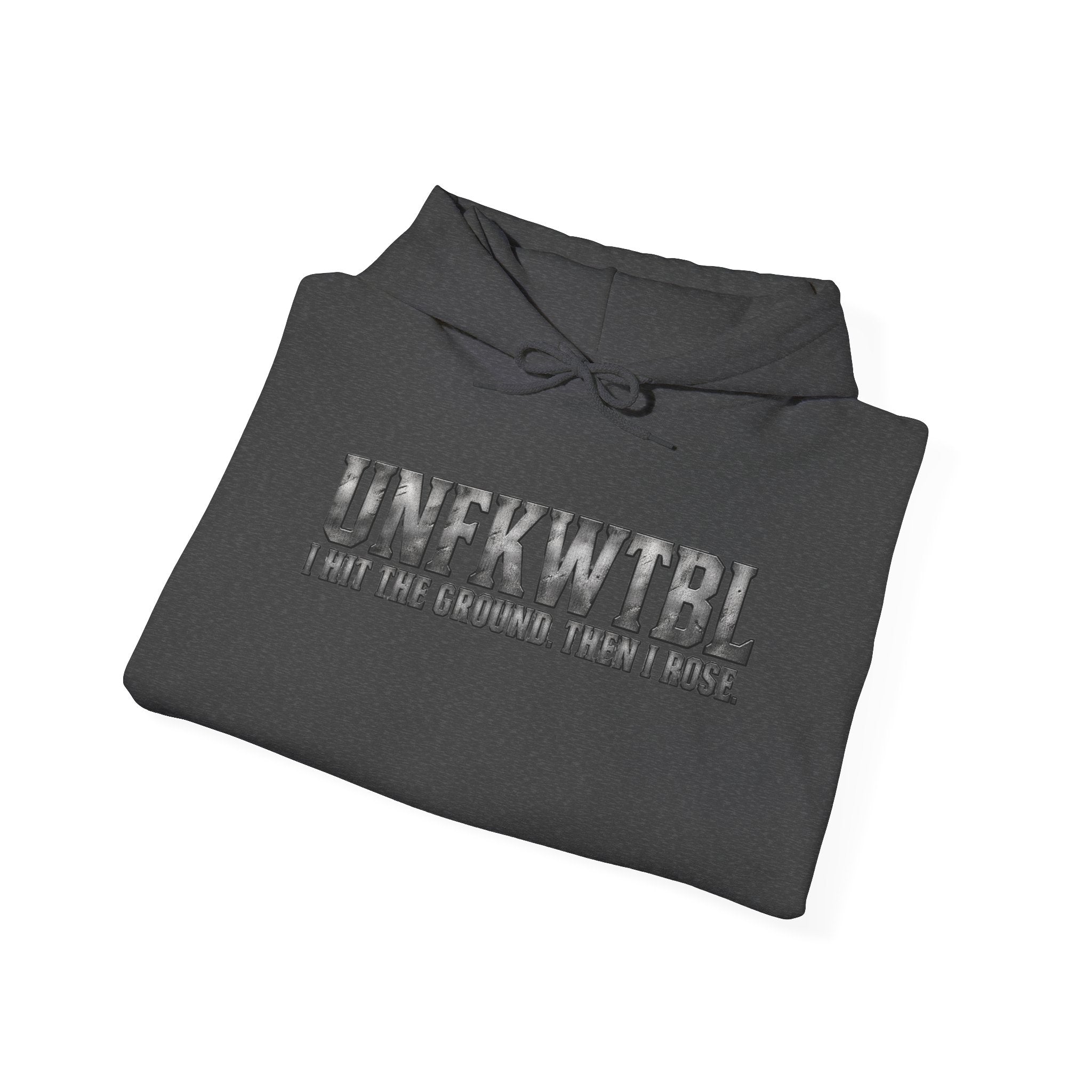 Hoodie — UNFKWTBL "I Beat The Odds" Vintage College Style
