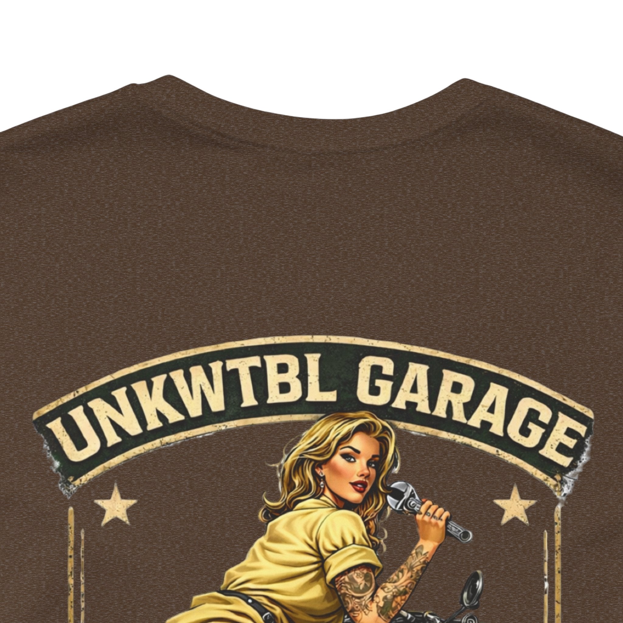 Mechanic On Duty Motorcycle Tee — Pinup Garage Vintage T-Shirt