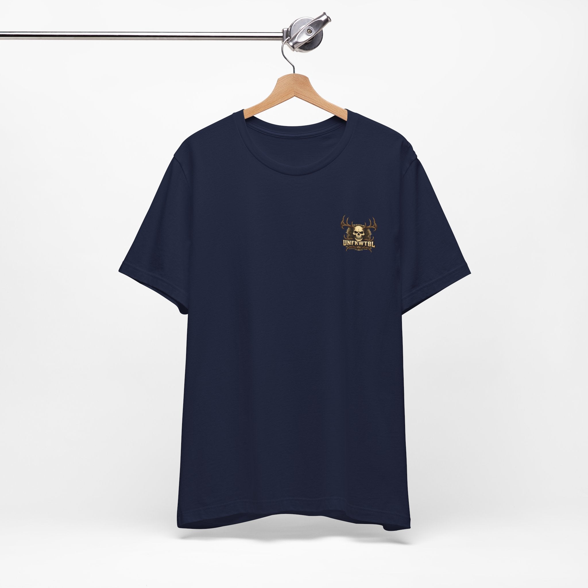 Zero Bucks Given Skull Deer Graphic Tee