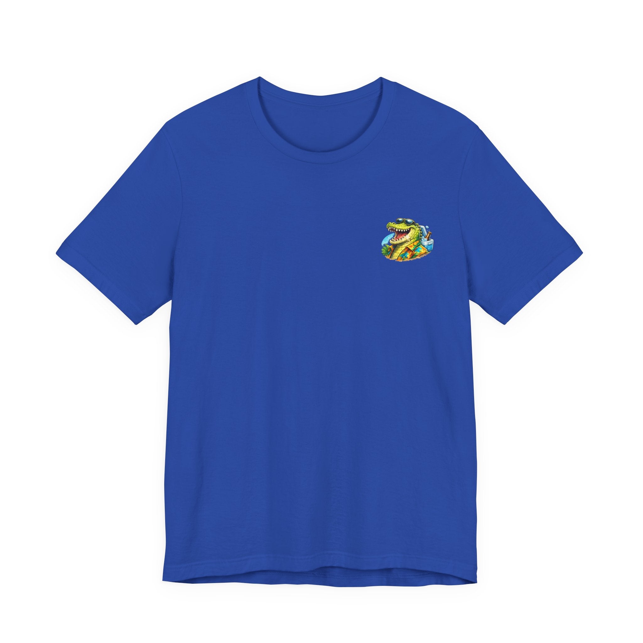 One More Round Turtle Tee — Retro Alligator Bar Fishing Graphic T-Shirt