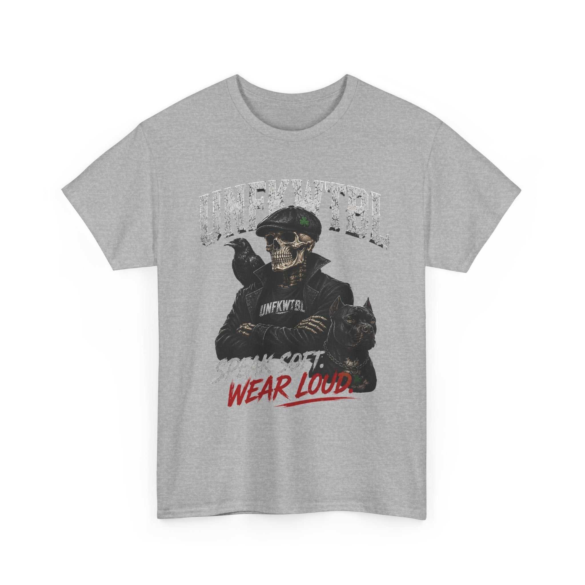 Skull Ranger Tee — “Speak Soft, Wear Loud” Graphic T‑Shirt
