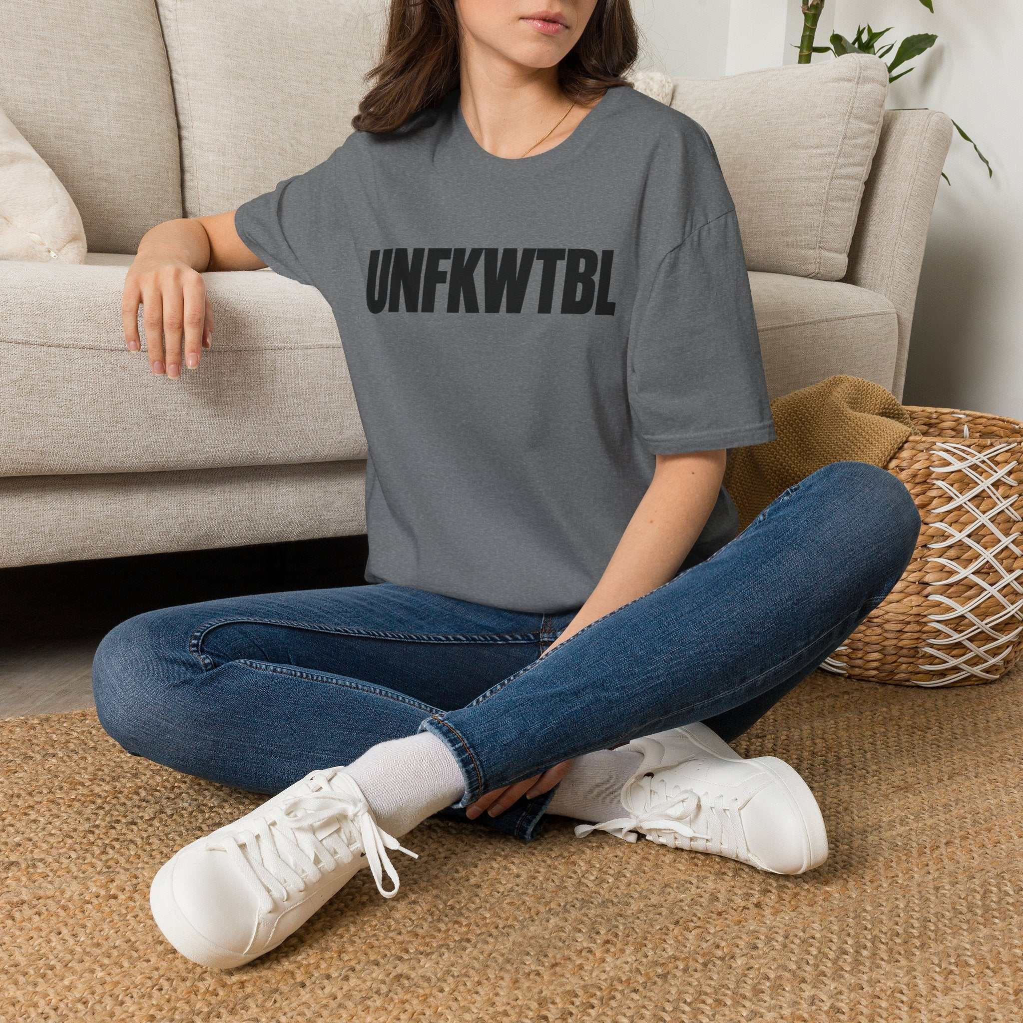 T‑Shirt — UNFKWTBL Bold Graphic Tee (Aesthetic, Minimalist Statement Shirt)