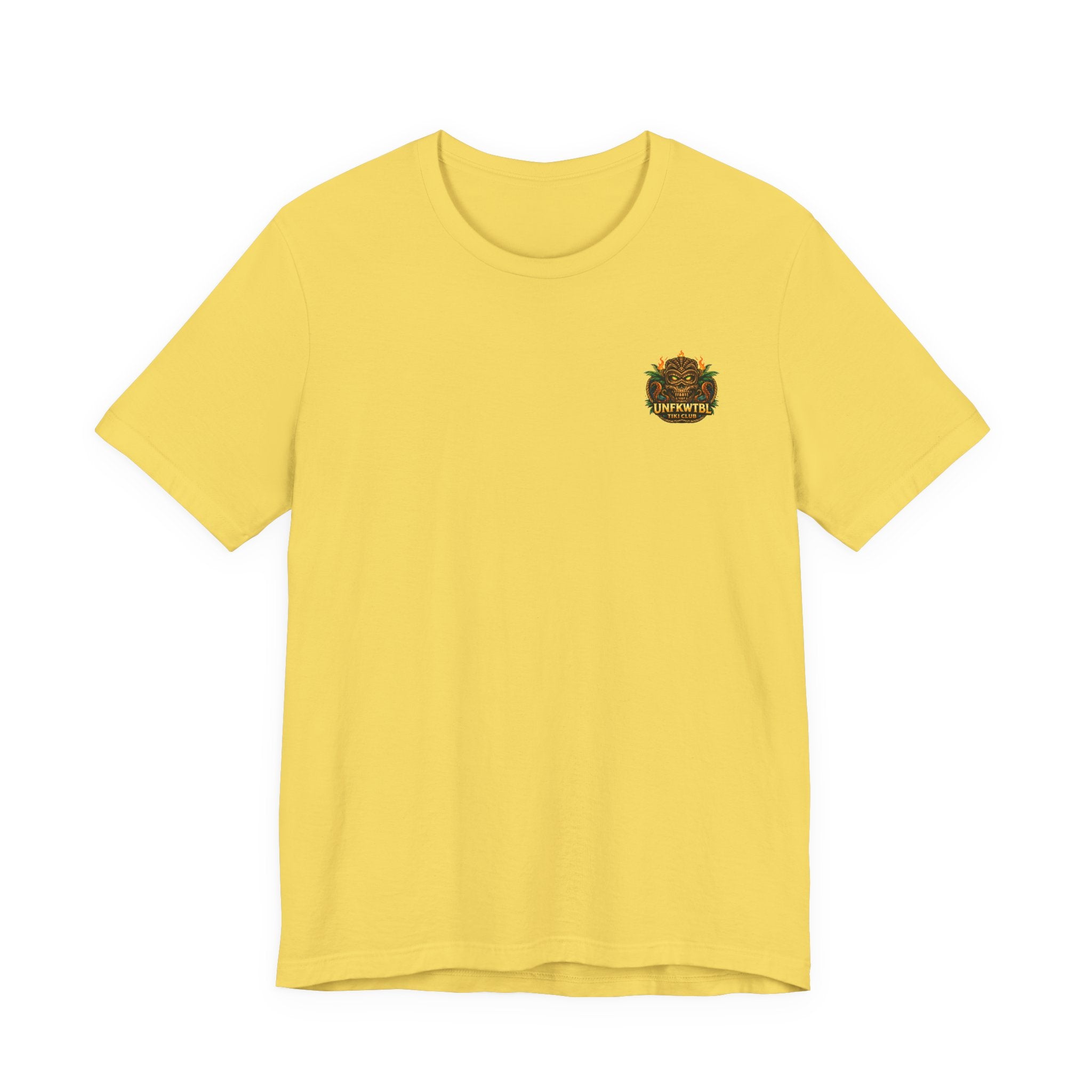 Cursed Paradise T-Shirt — Tropical Tiki Skull Graphic Tee