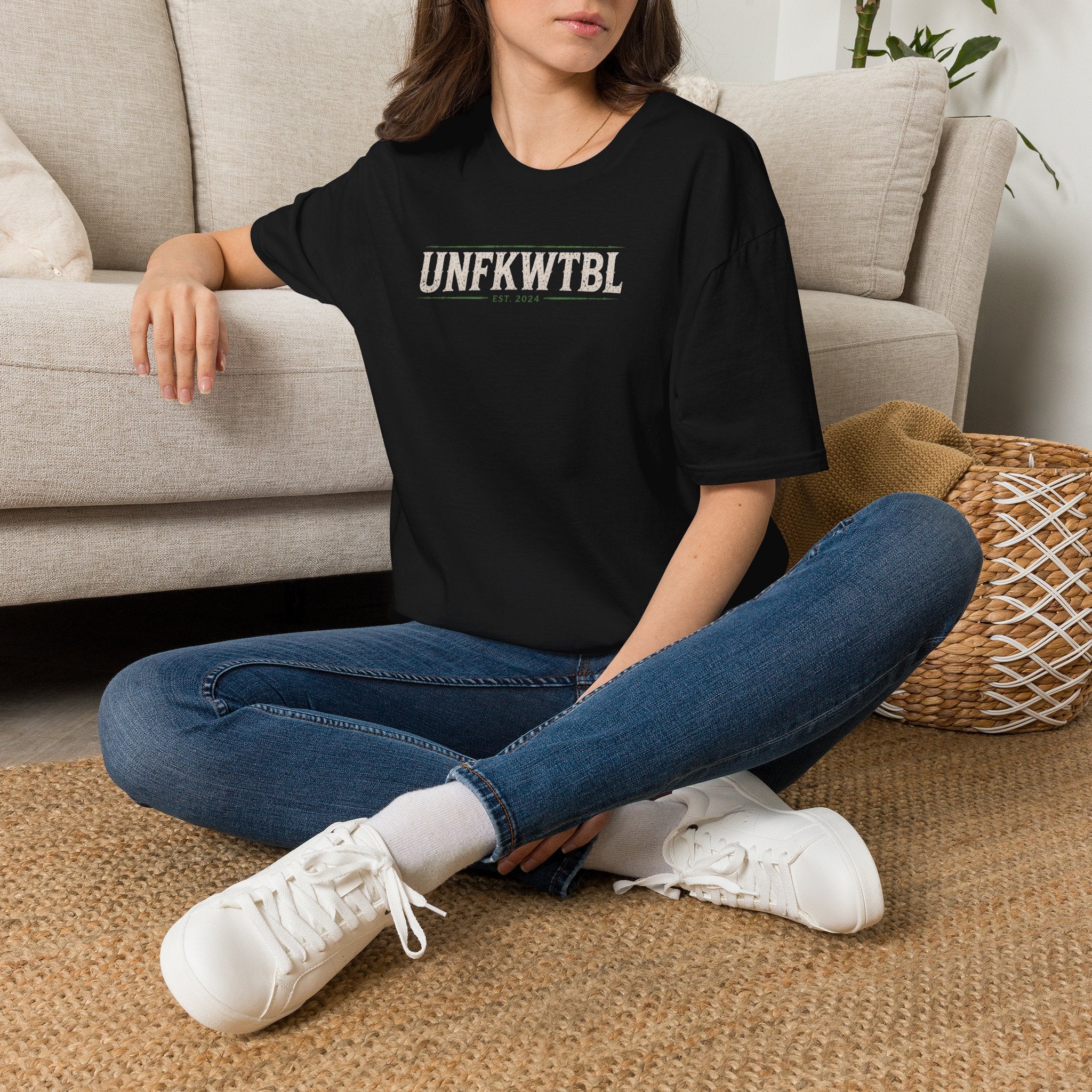 UNFKWTBL Graphic Tee — Vintage Athletic Logo T-Shirt