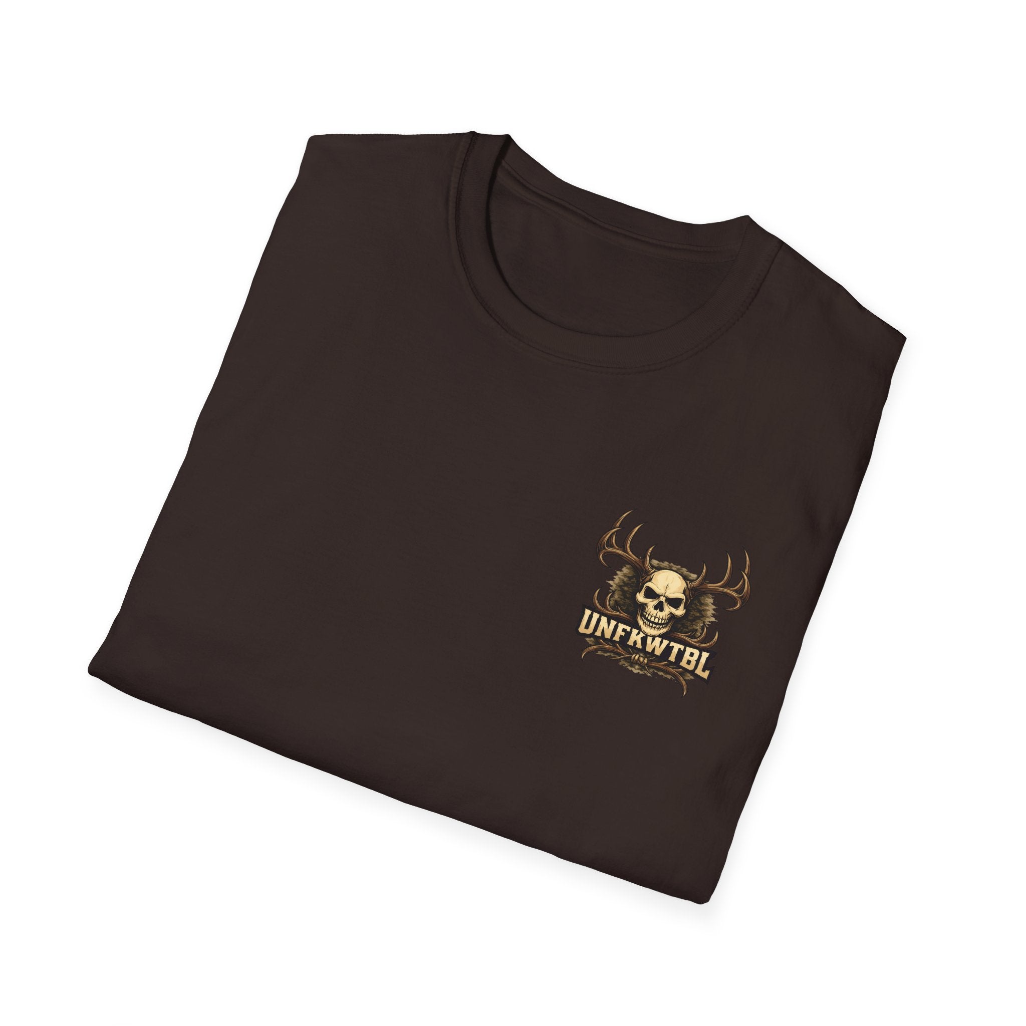 Zero Bucks Given T-Shirt — Skull Deer Hunter Graphic Tee