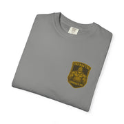 Creeper's Crawl Unisex T-shirt with Garment-Dyed Comfort, Vintage-Inspired Graphic Tee for Halloween and Casual Wear