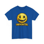 Graphic Tee — Distressed Yellow Smiley Face 