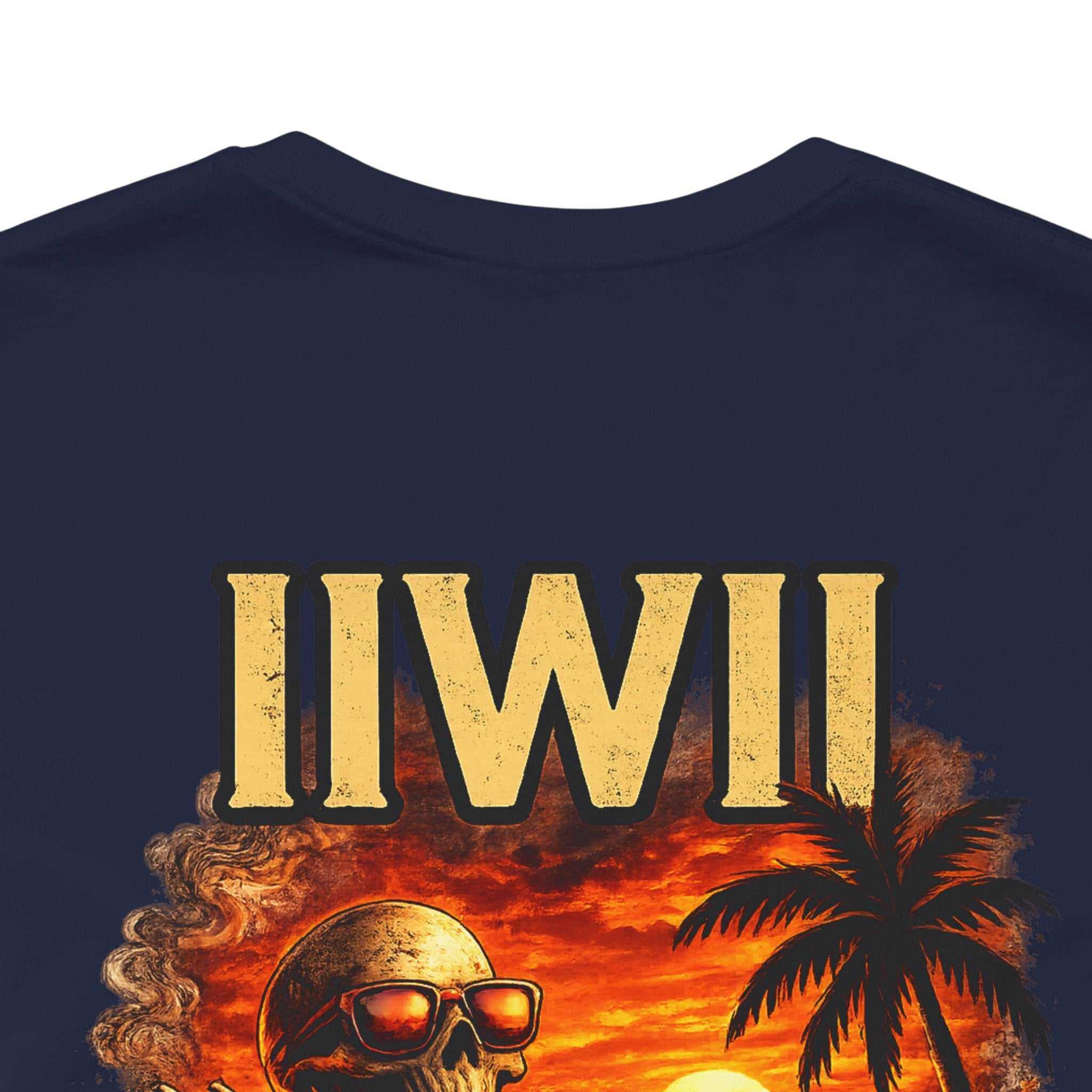 T-Shirt — IIWI: 'It Is What It Is' Skeleton Sunset Graphic Tee