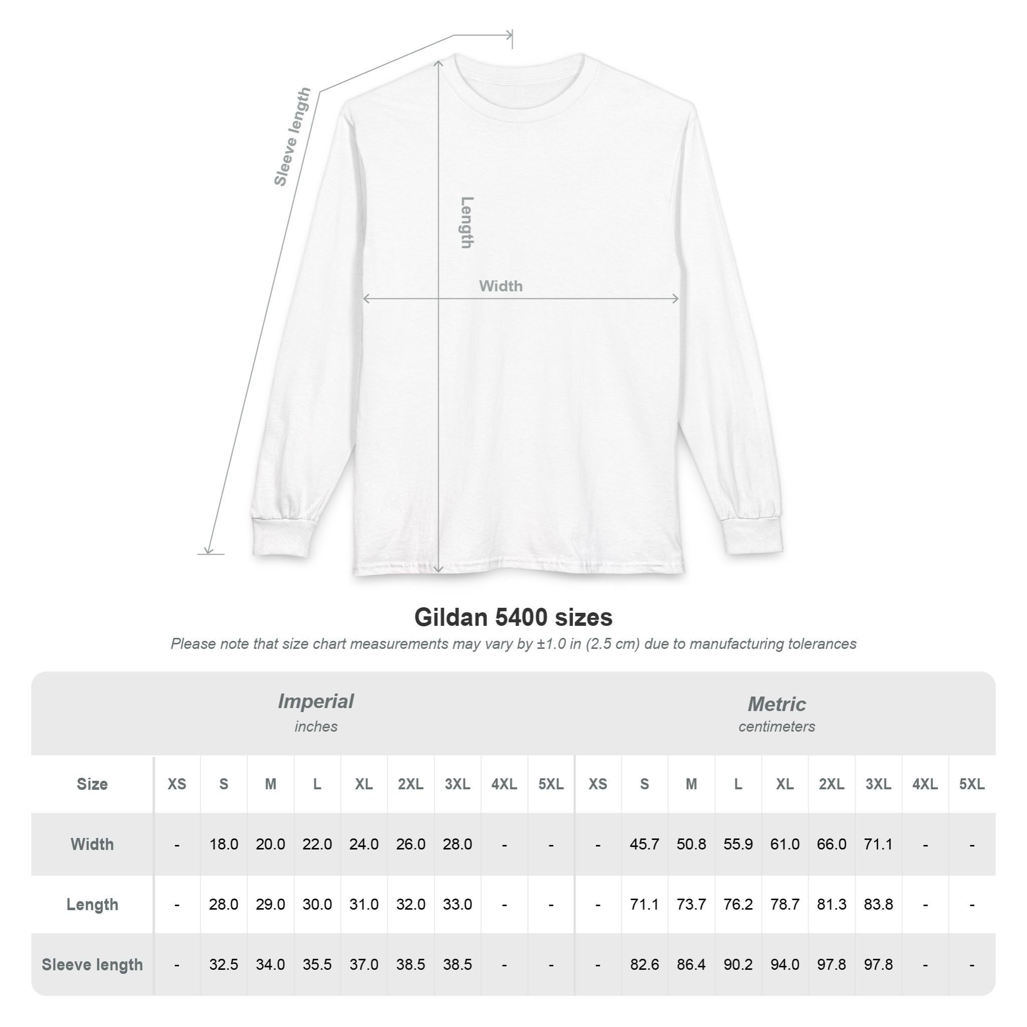 Skull & Baseball Bats Long Sleeve Tee — "NO LUCK. JUST GRIT."