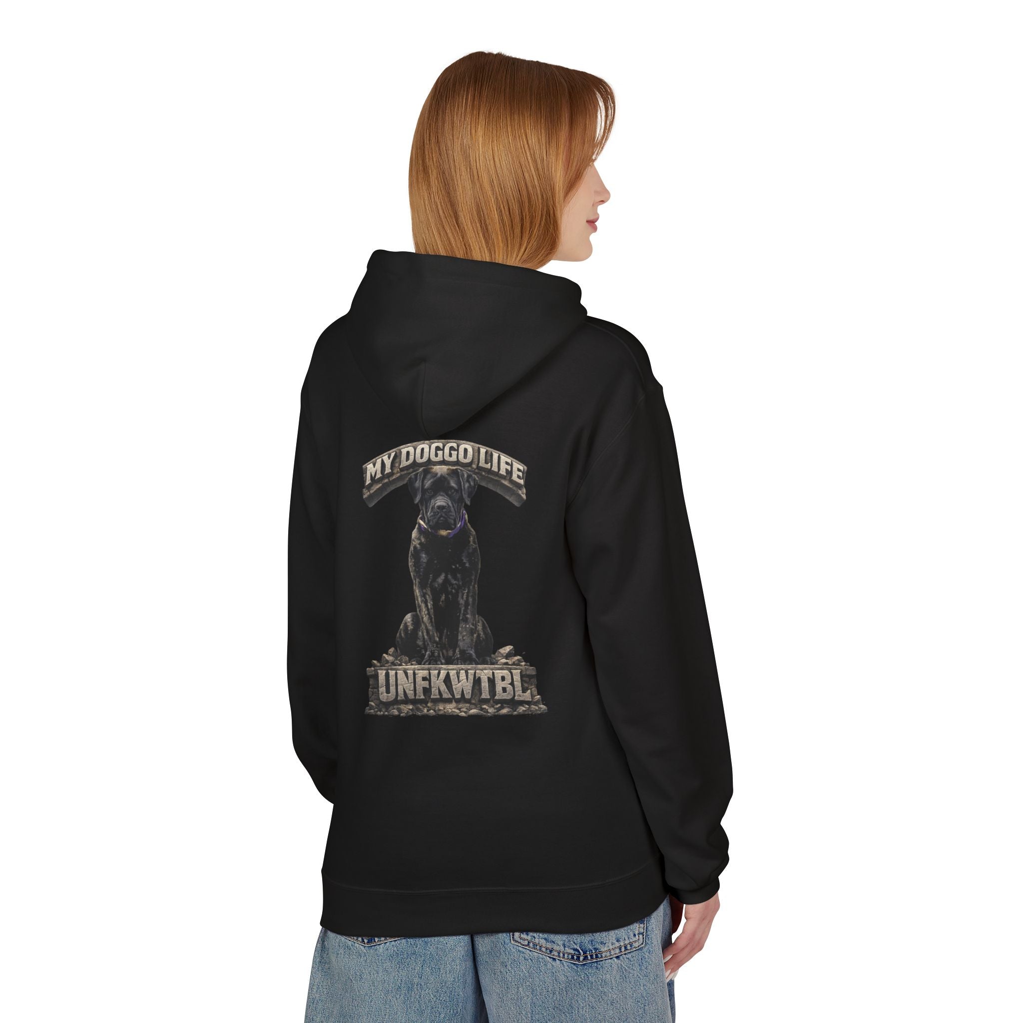 Pitbull 'My Doggo Life' Graphic Hoodie — Proud Dog Owner Sweatshirt