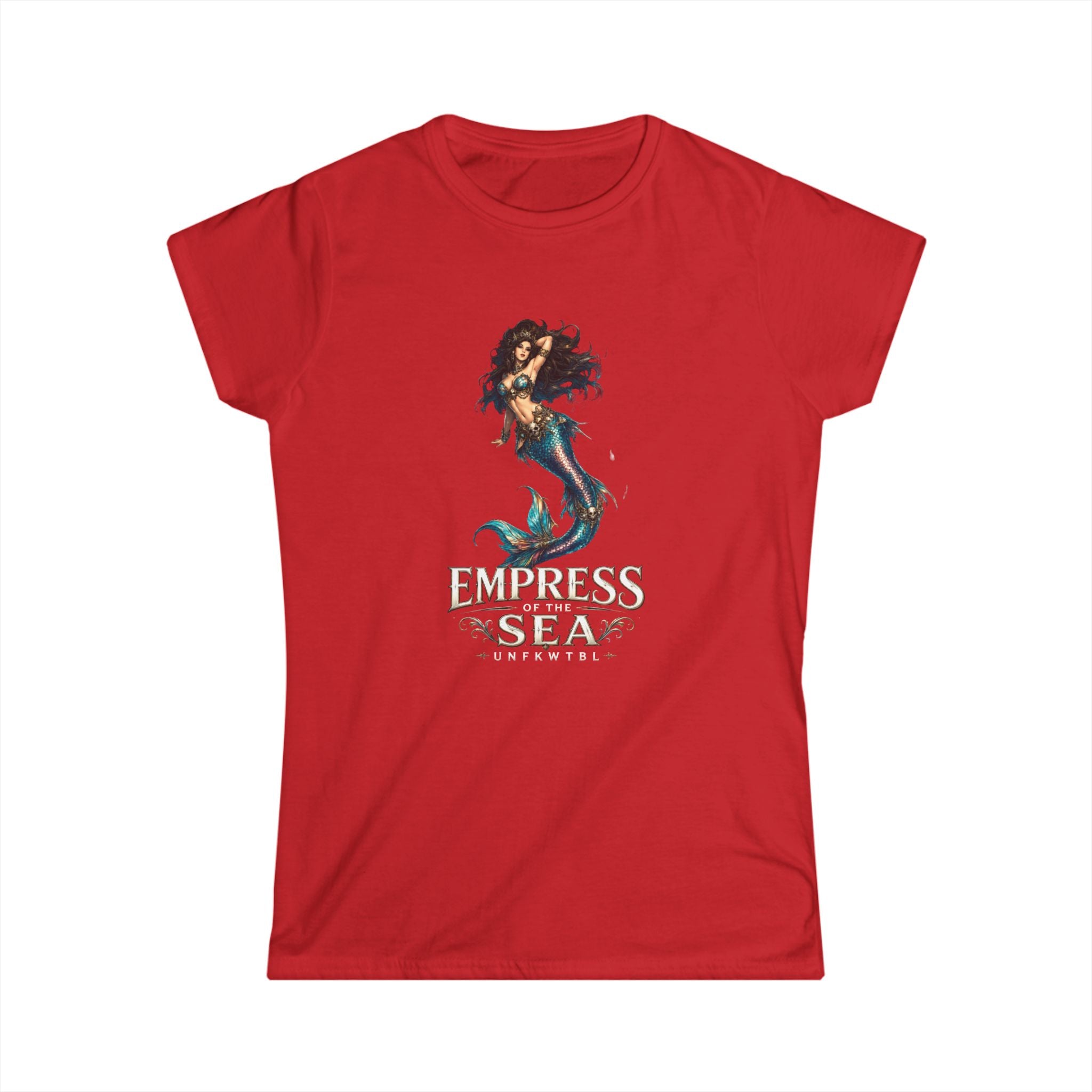 Empress Of The Sea Women’s Black Softstyle Tee — Classic Everyday Crewneck