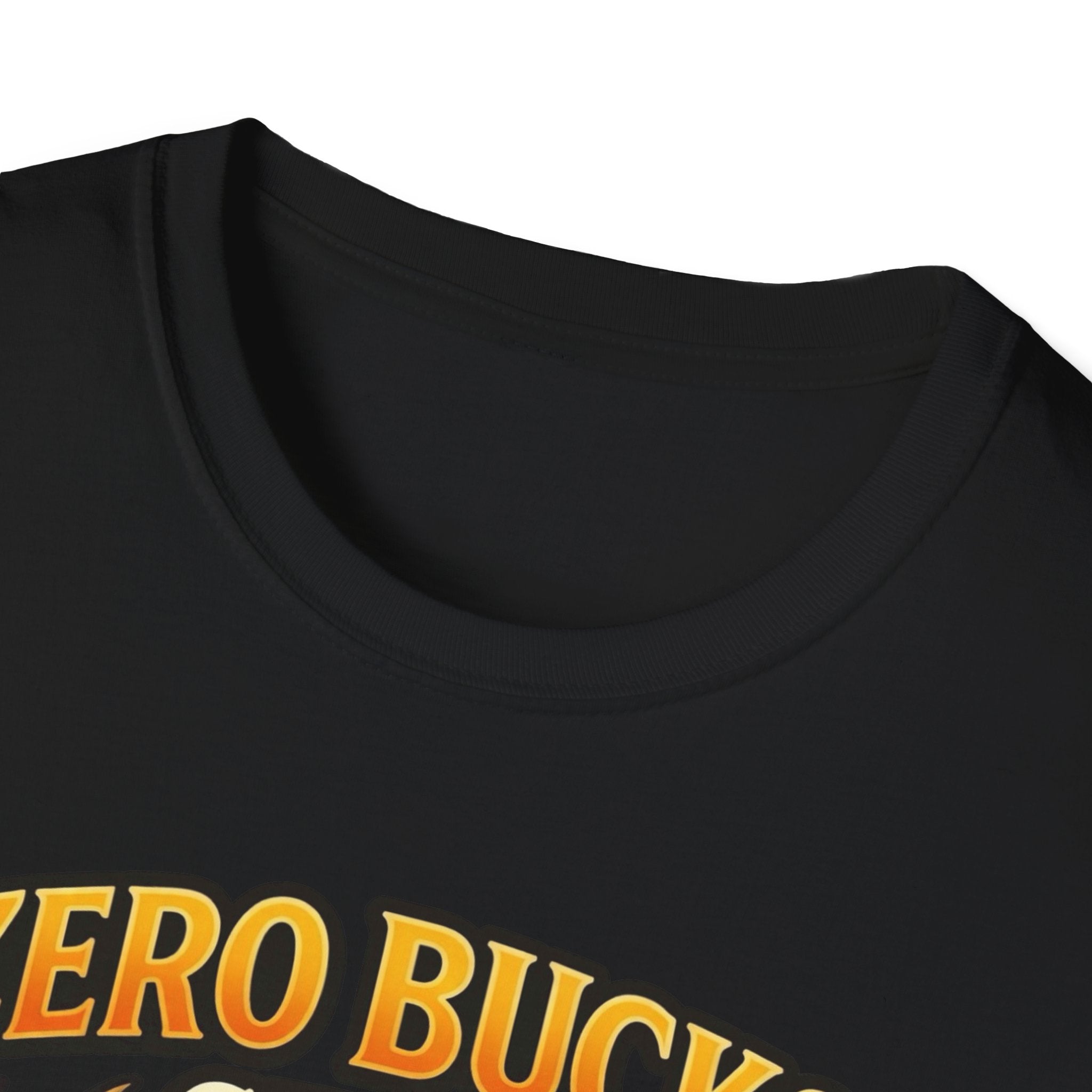 Zero Bucks Given Deer Skull T-Shirt — Funny Hunting Skull Tee