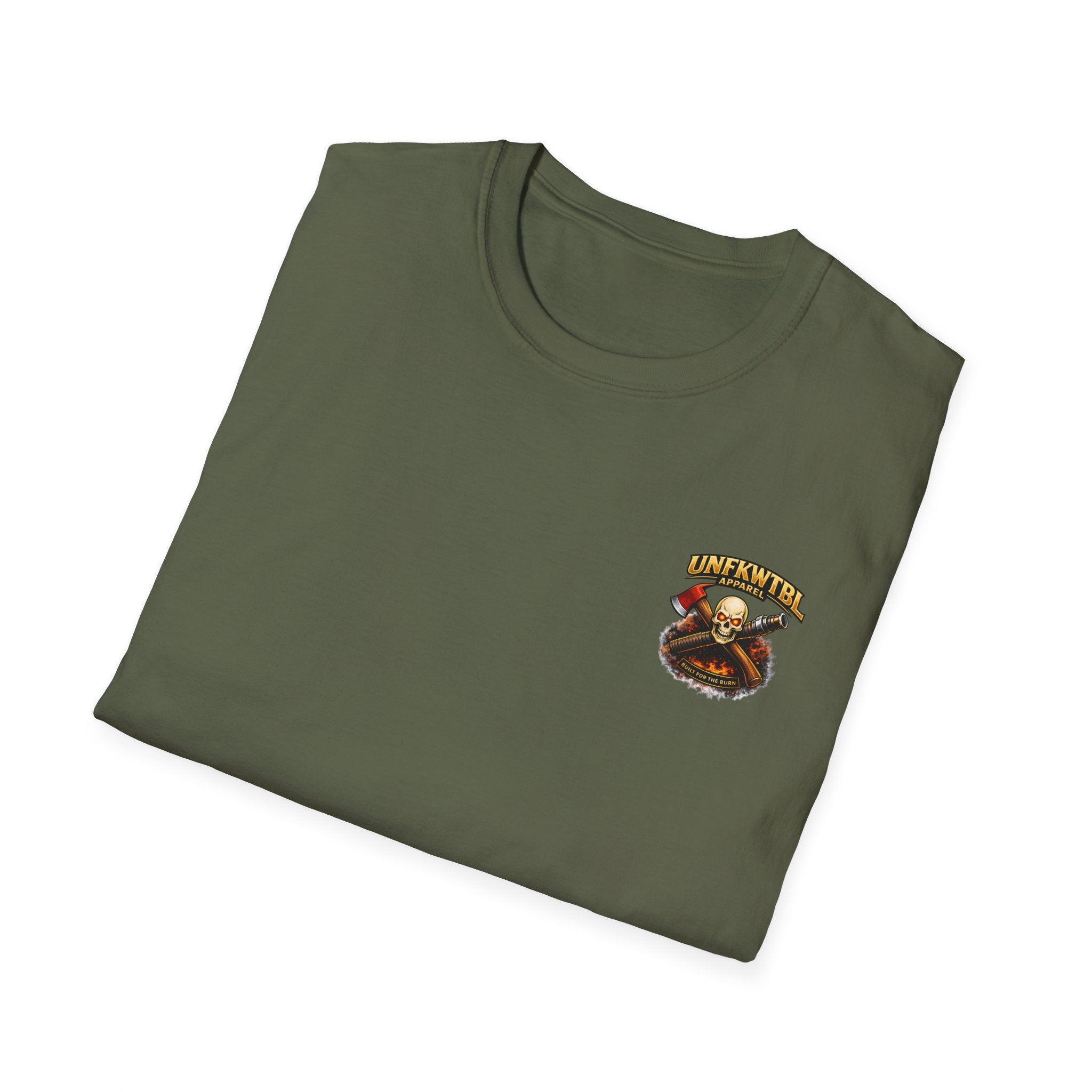 Firefighter T-Shirt — "UNFKWTBL Apparel: We Handle The Hose" Graphic Tee