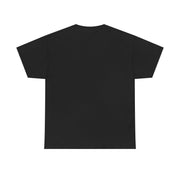 black unisex t-shirt plain back view zombie football tee