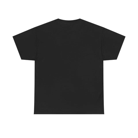 black unisex t-shirt plain back view zombie football tee