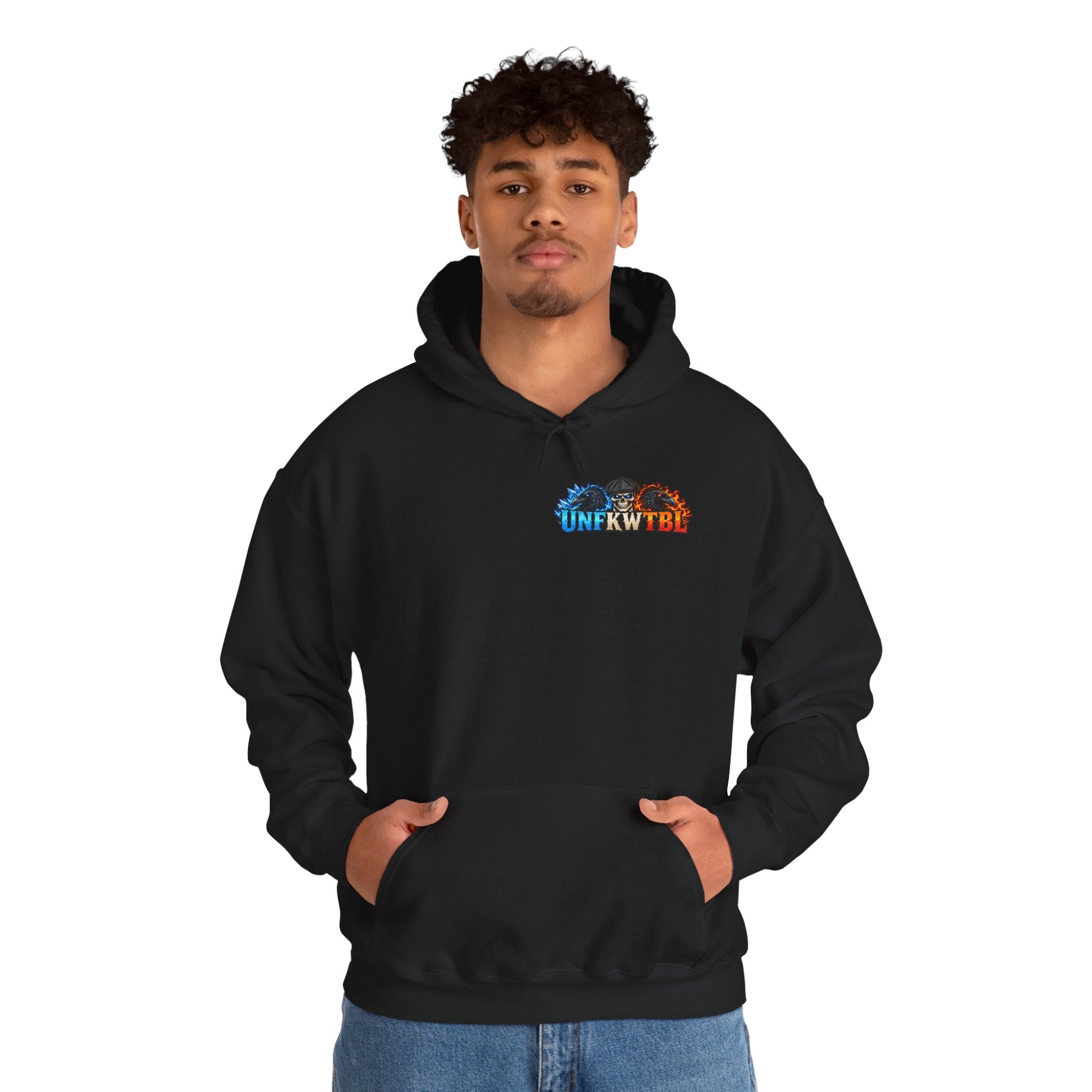 The Silent Boss: Fire & Ice Hoodie