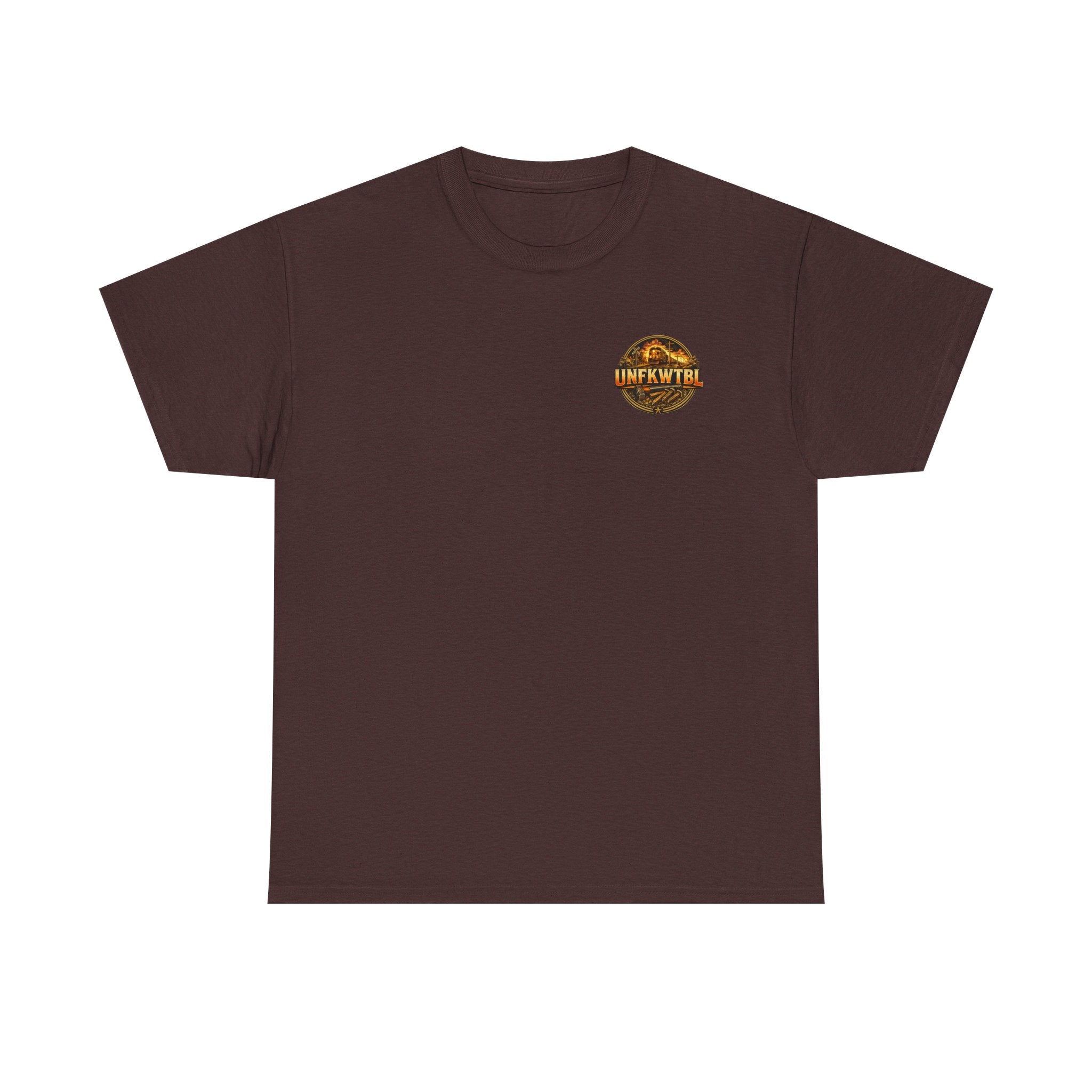 Vintage Railroad Tee — "Blood, Sweat, Steel" Graphic Train T-Shirt