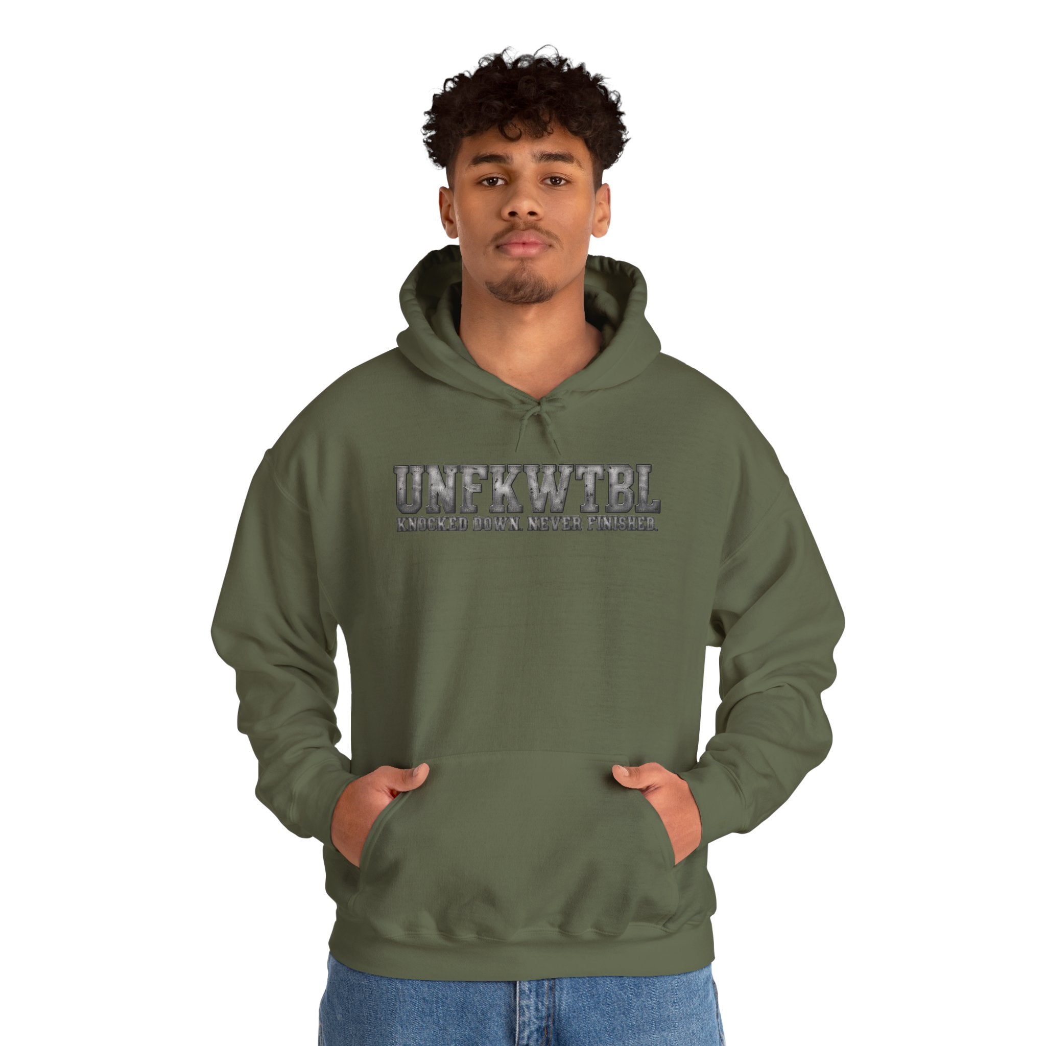 Hoodie — UNFKWTBL Distressed Logo Pullover