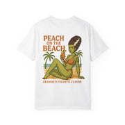 Peach on the Beach Unisex T-shirt, Perfect Summer Tee, Beach Party Wear, Gifts for Her, Retro Vacation Style