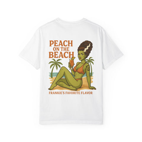 Peach on the Beach Unisex T-shirt, Perfect Summer Tee, Beach Party Wear, Gifts for Her, Retro Vacation Style