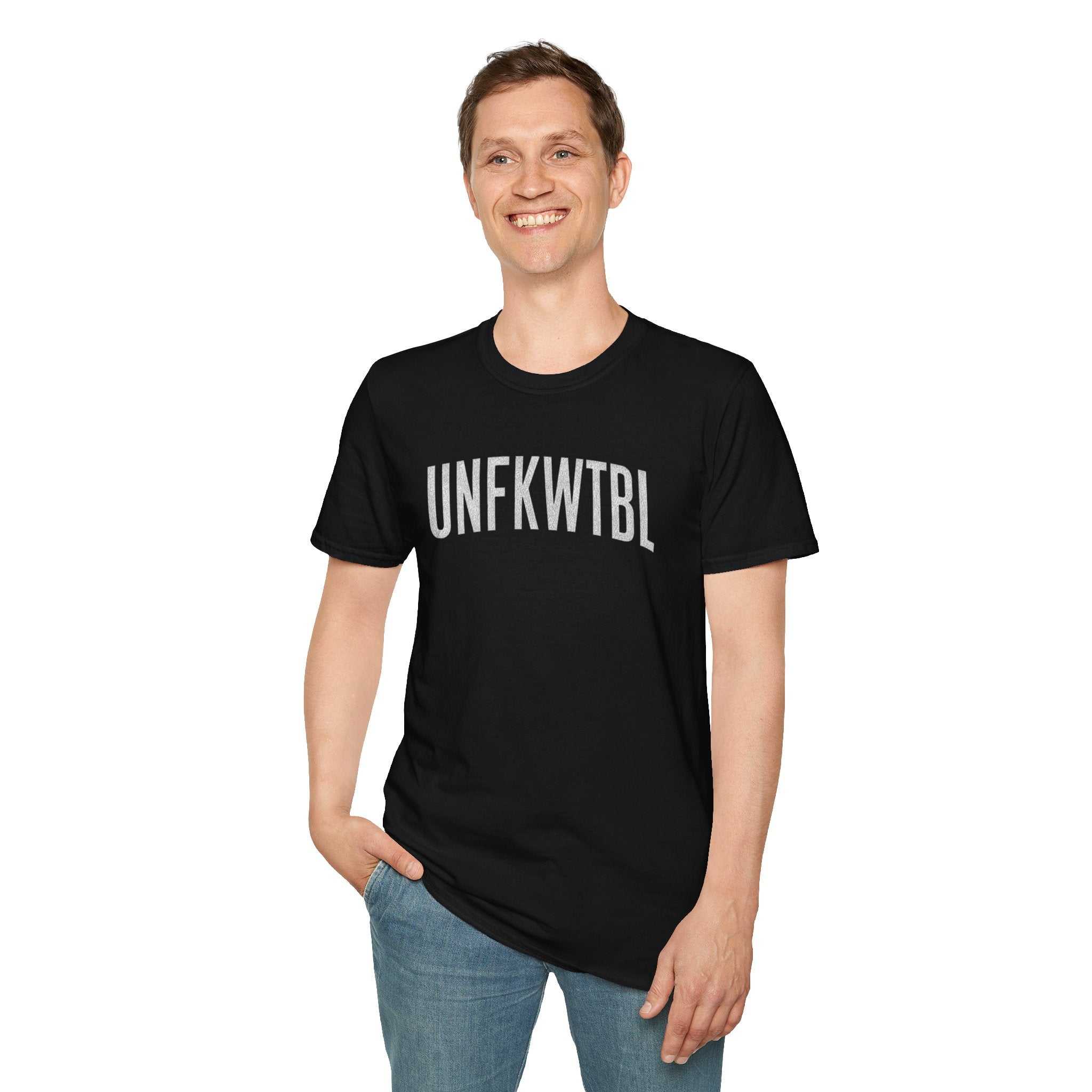UNFKWTBL Graphic Tee minimalist bold lettering on soft lightweight cotton shirt