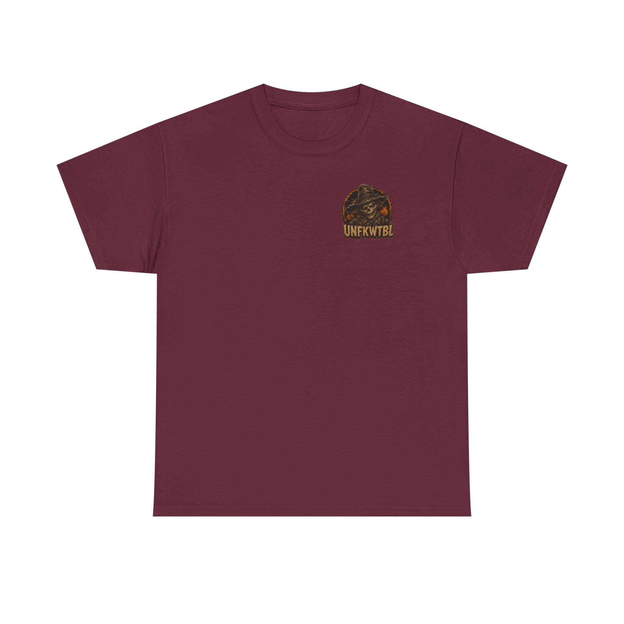 Horror Graphic Tee — "They’re Screaming" Scarecrow Design (UNFKWTBL)