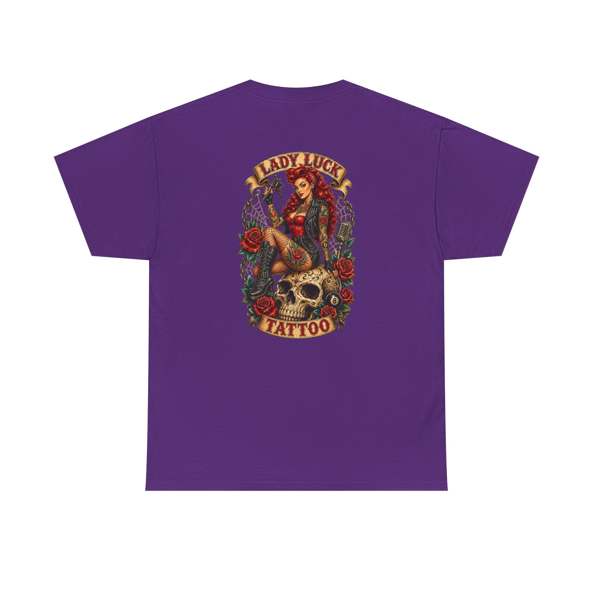 Lady Luck Tattoo Skull Queen Men’s Tee