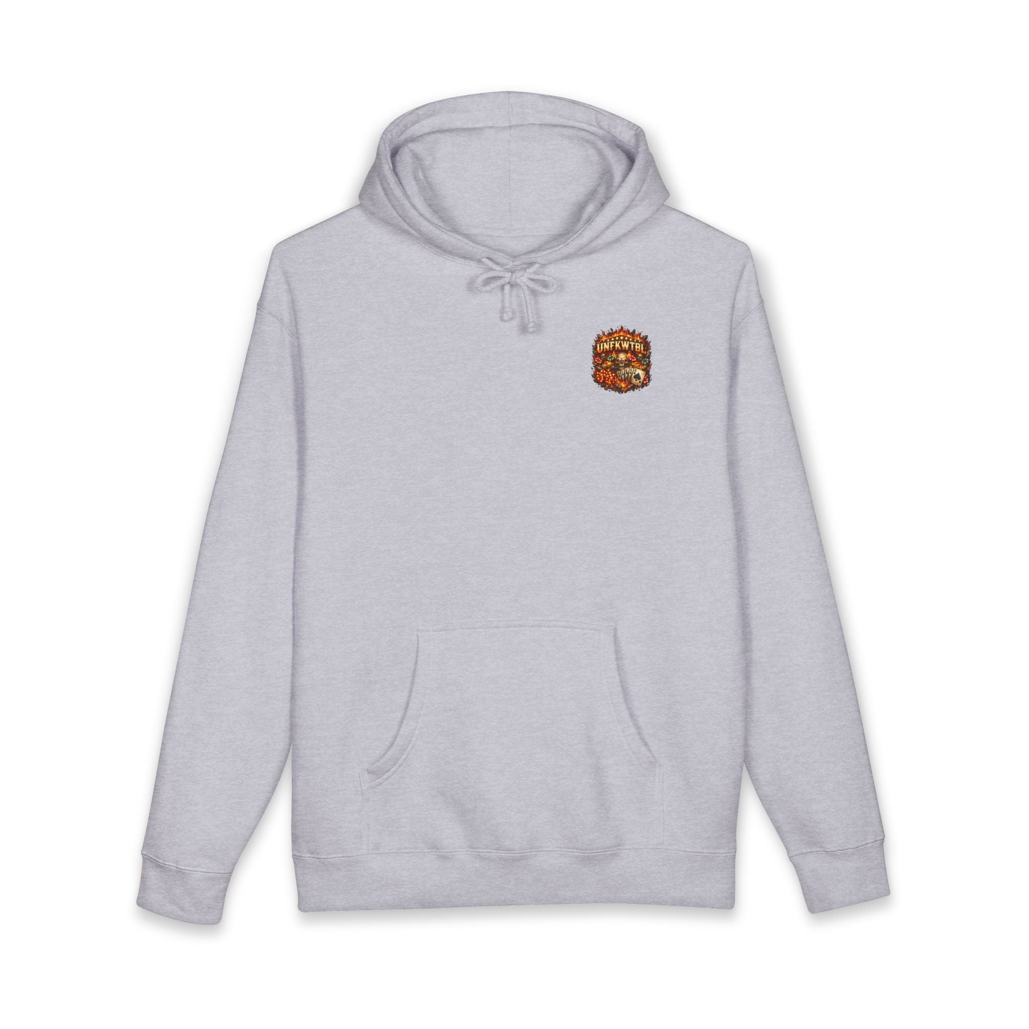 Hoodie — "Double or Nothing" Skull Poker Graphic Hoodie