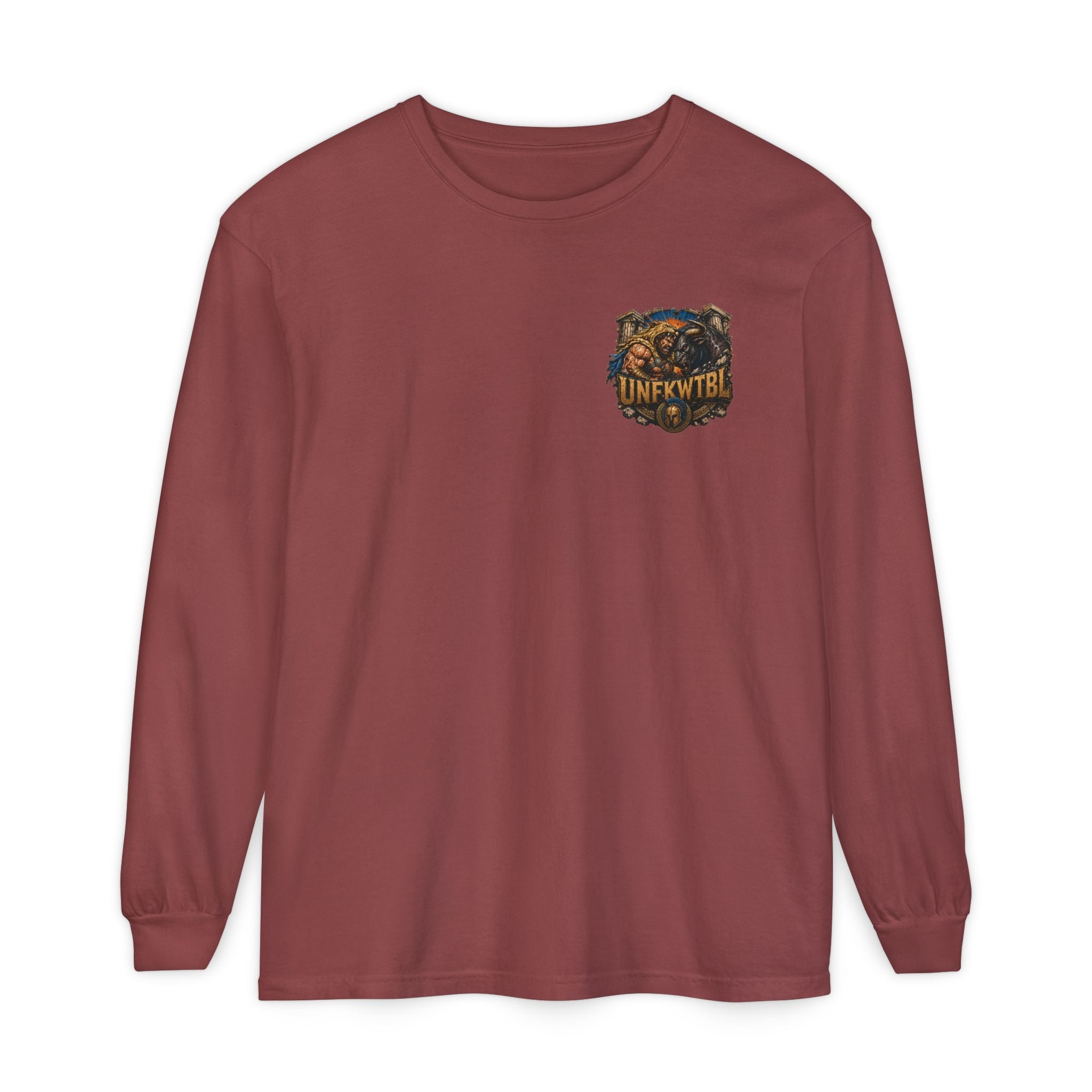 Hercules vs Minotaur Graphic Long Sleeve Tee