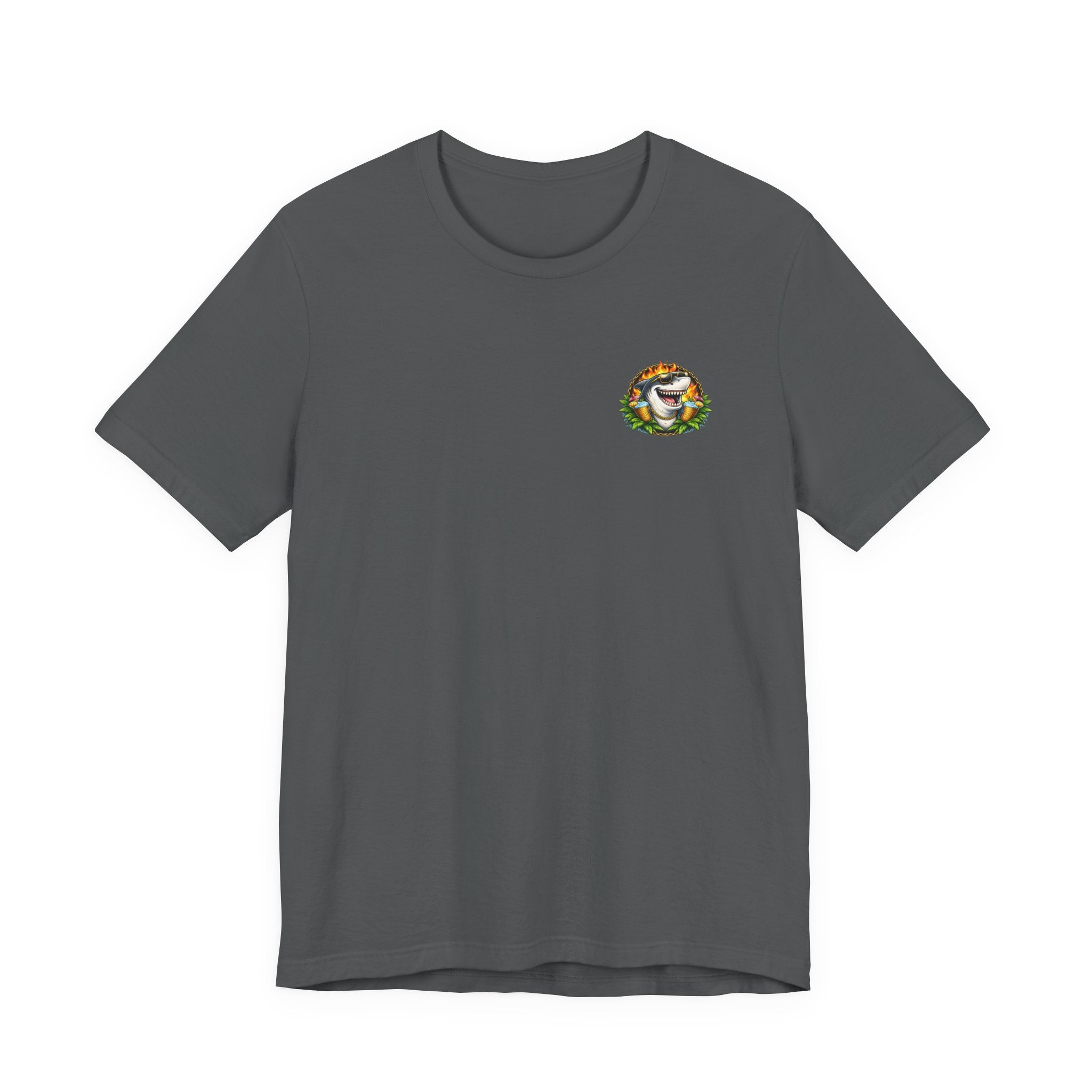 Shark Bonfire Tee — "Sharks Don’t Tan, We Toast" Graphic T-Shirt